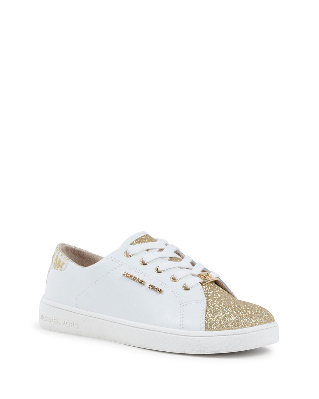 Michael Kors Sneaker da ragazza bianca ZIA IVY MARTIN WHITE GOLD