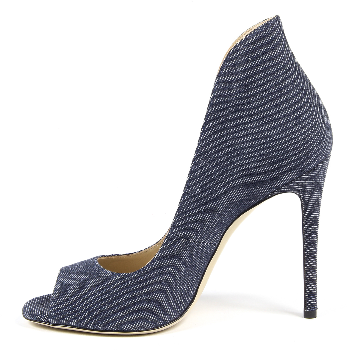 V 1969 Italia Womens Pump Open Toe Denim STELLA