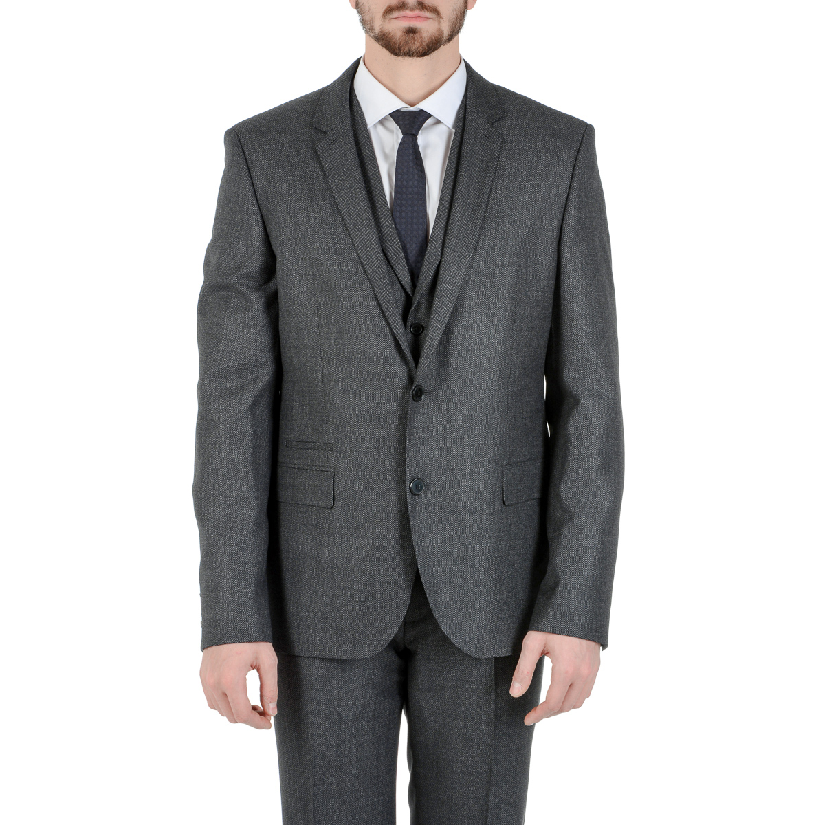 Abito da uomo Hugo Boss grigio ANEO WIAD HILOR