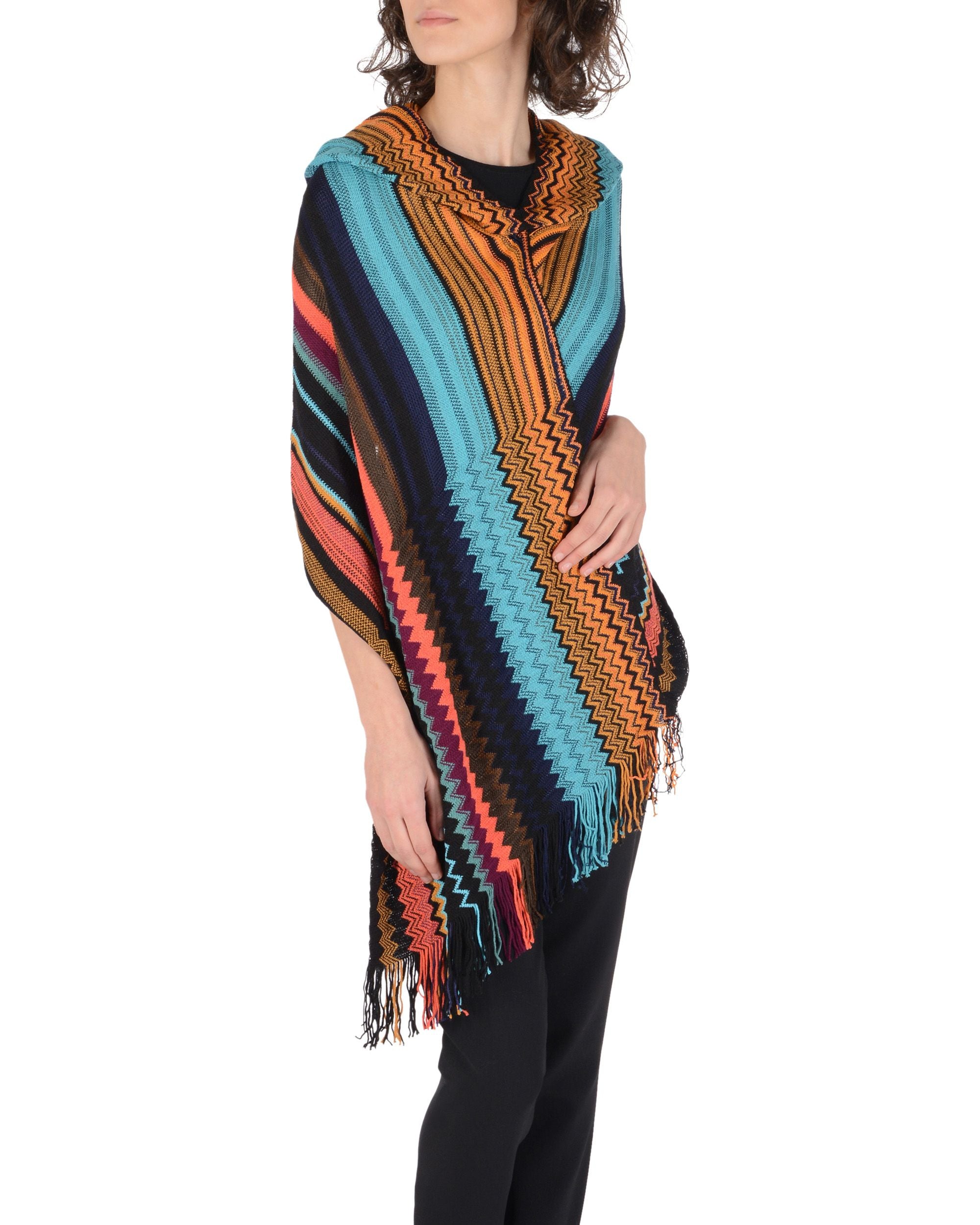 Missoni Donna Poncho Multicolore 4P8FWMD66890004