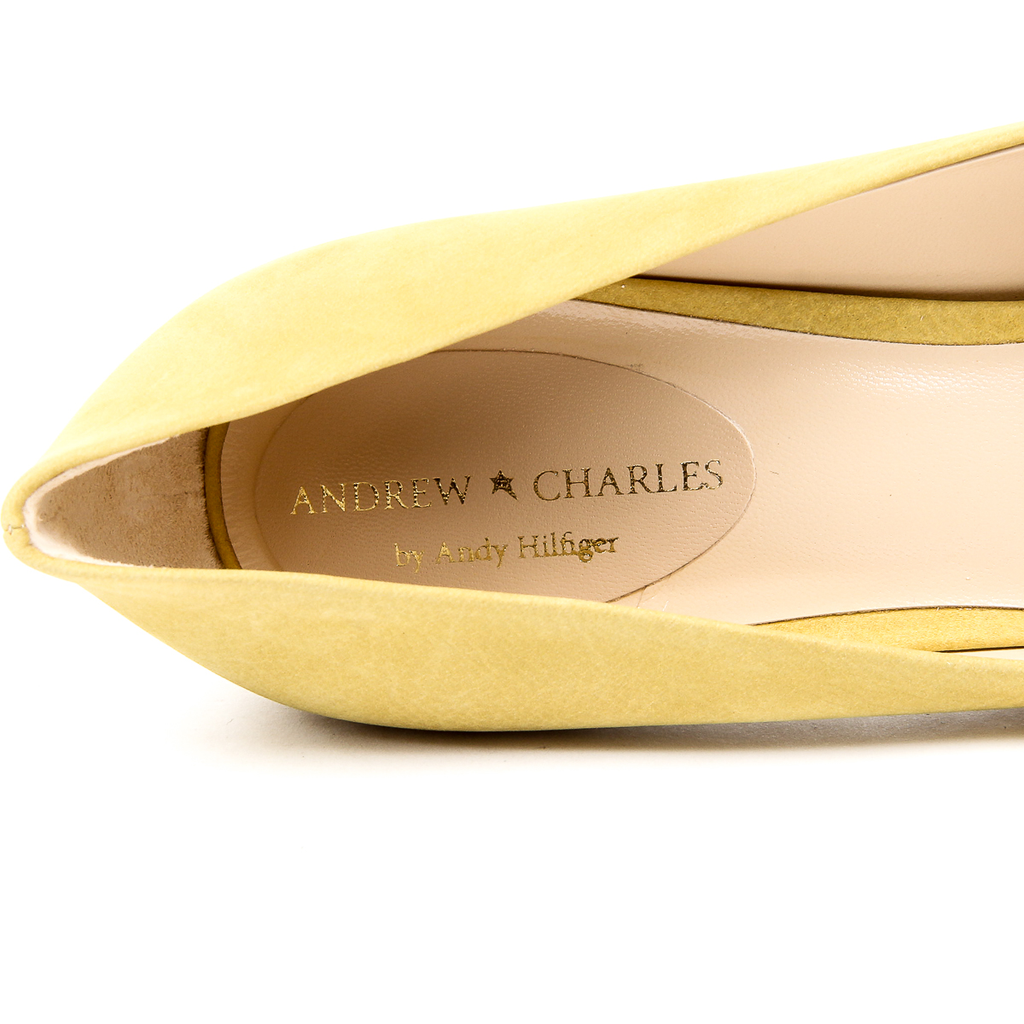 Andrew Charles Scarpe da donna gialle INES