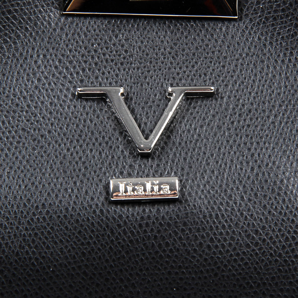 Borsa da donna V 1969 Italia V013-S PALMELLATO NERO