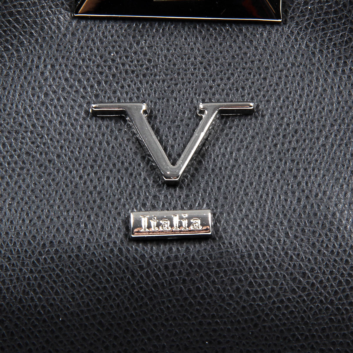 Borsa da donna V 1969 Italia V013-S PALMELLATO NERO