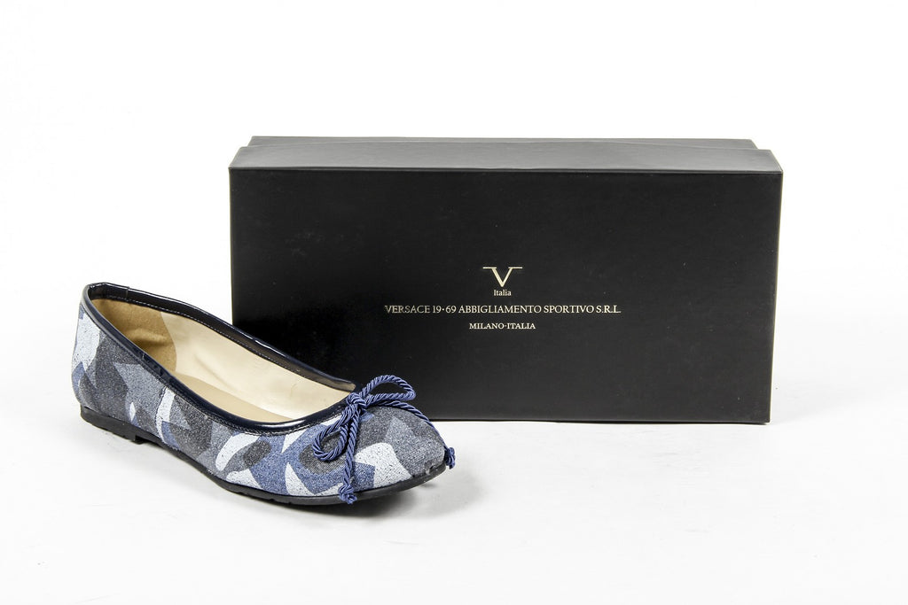 V 1969 Italia Womens Ballerina E08 STRETCH BLU