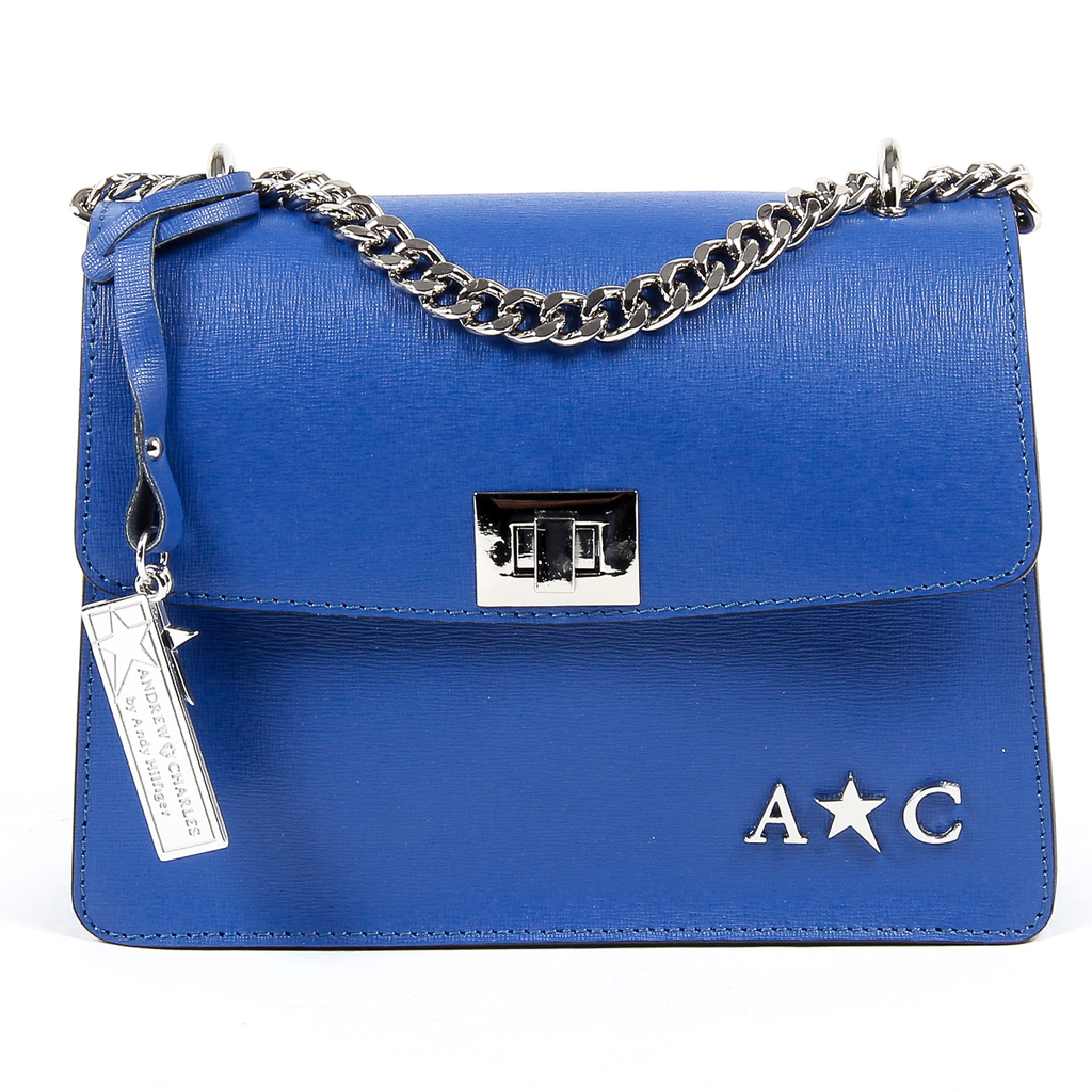 Borsa a mano da donna Andrew Charles blu MELODY