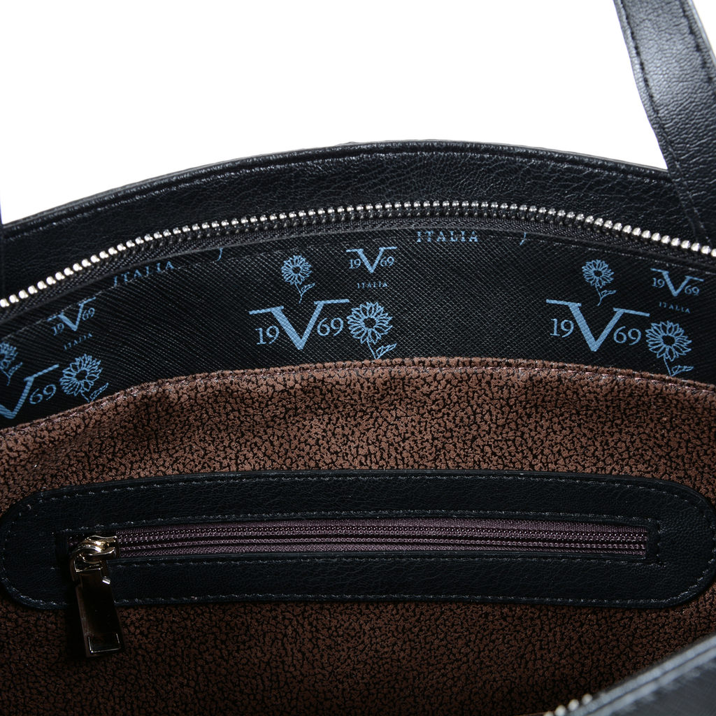 V 1969 Italia Borsa da donna nera LIMA