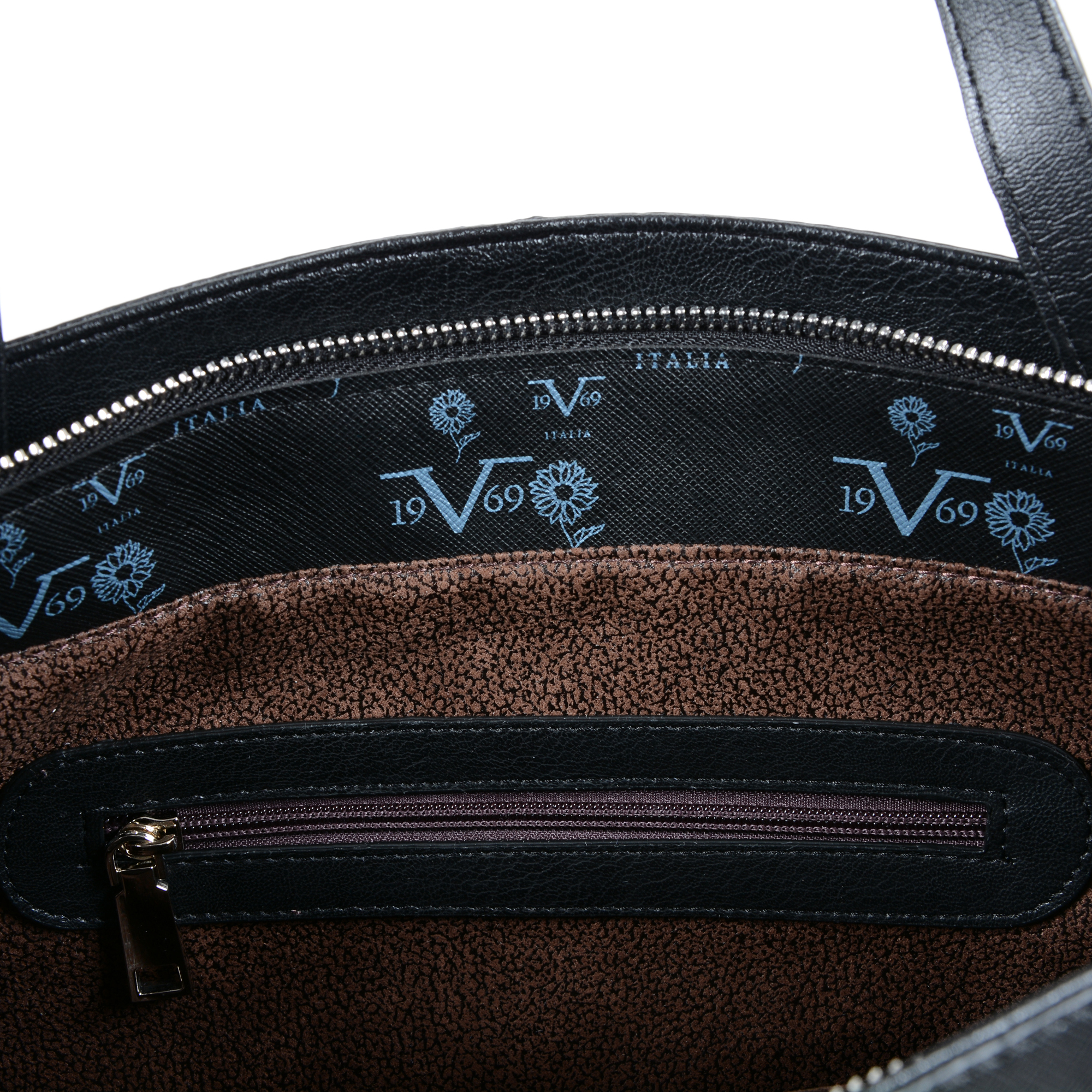 V 1969 Italia Borsa da donna nera LIMA