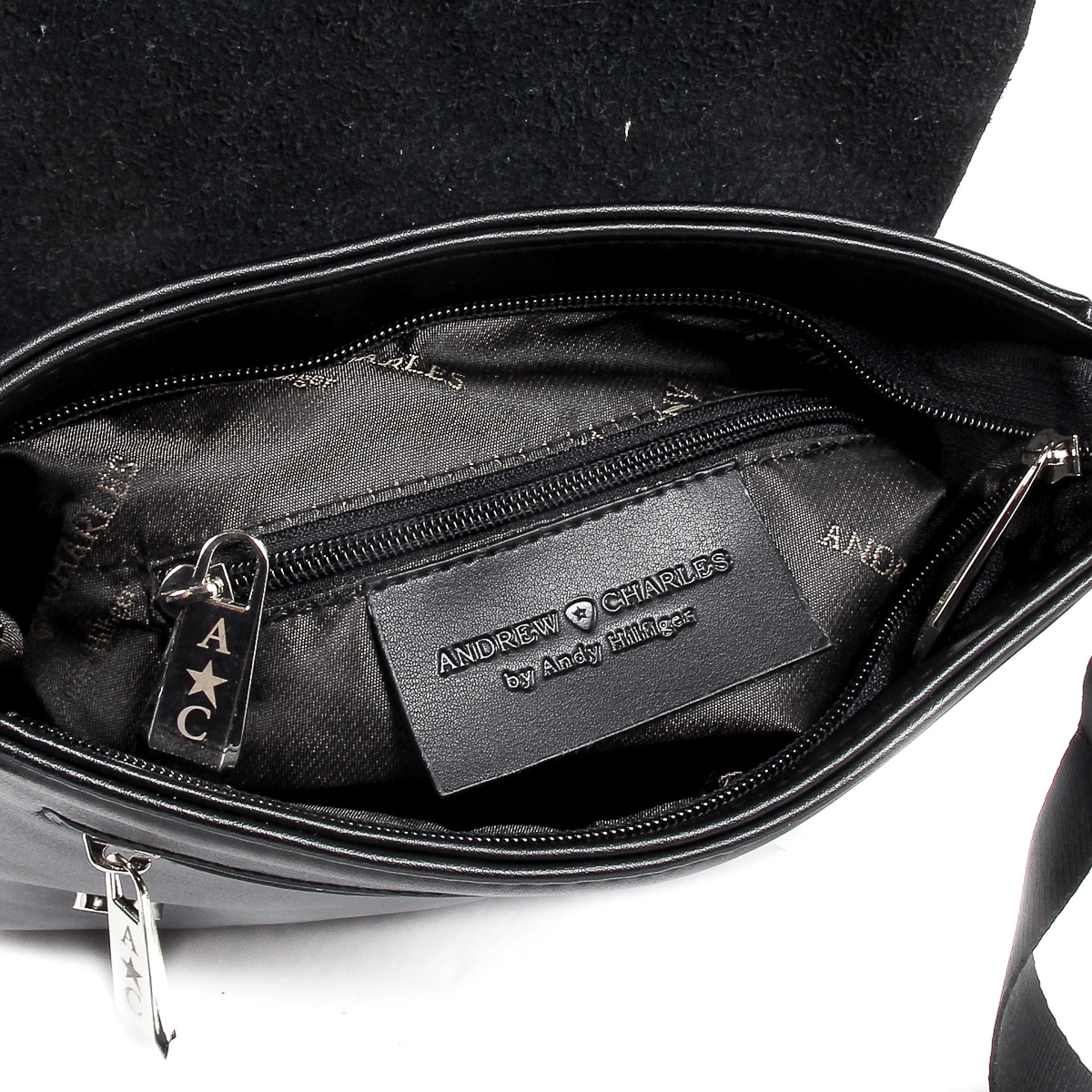 Borsa a mano da uomo Andrew Charles nera CARL