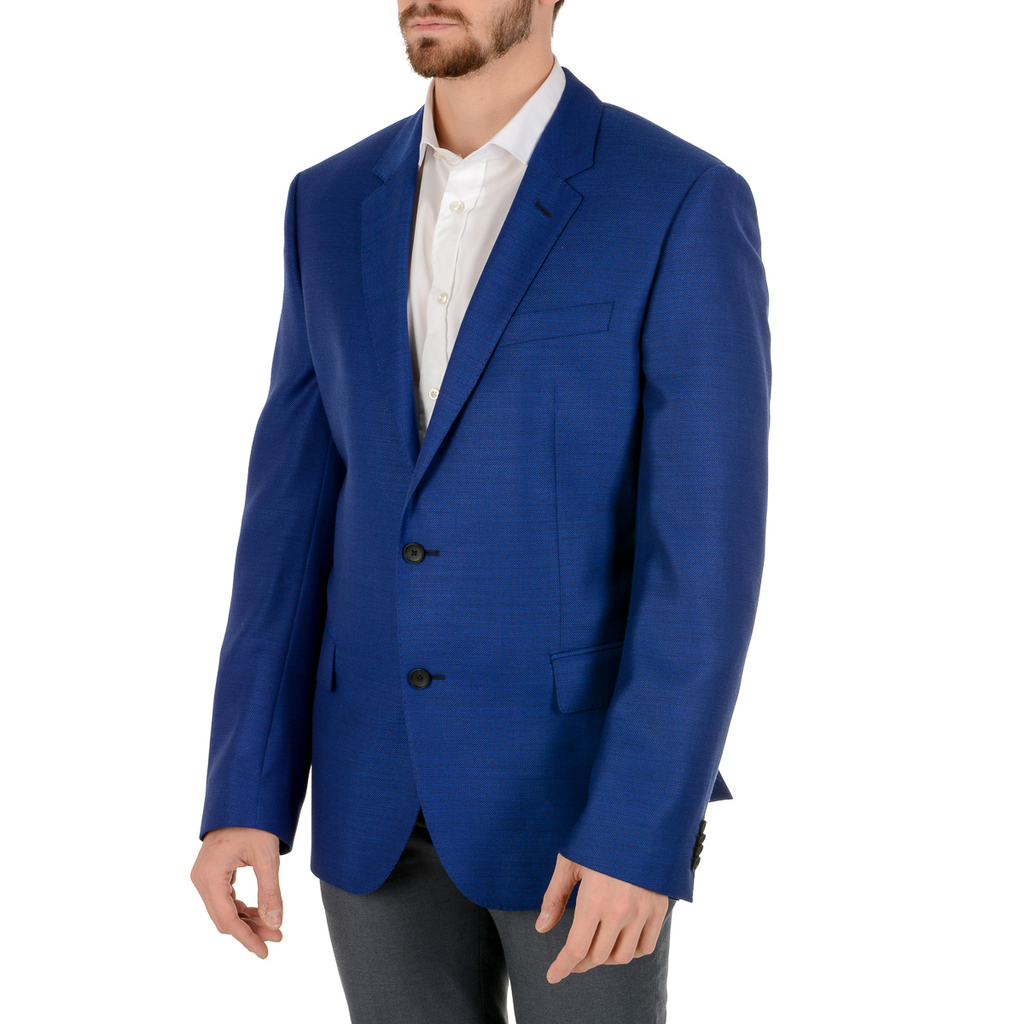 Giacca da uomo Hugo Boss a maniche lunghe blu HUTCH
