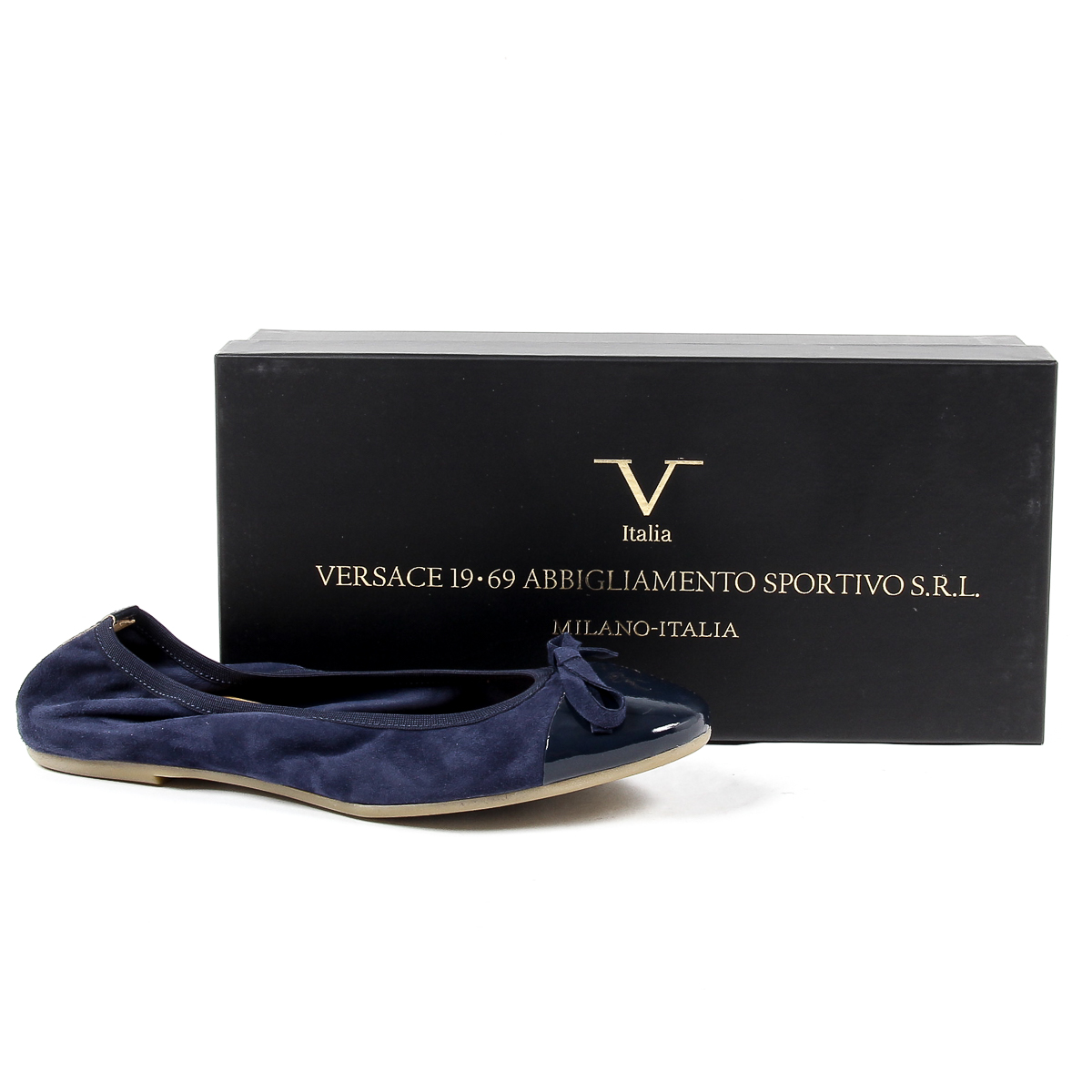 V 1969 Italia Ballerina morbida da donna blu PAMELA