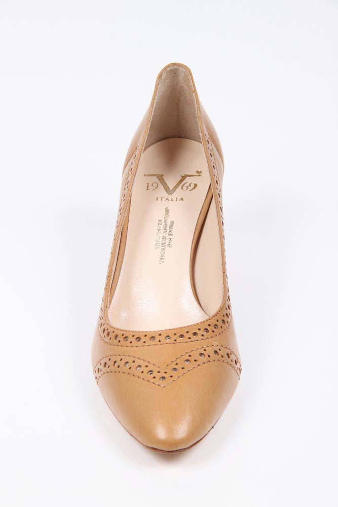 V 1969 Italia Scarpe da donna con tacco a spillo 5632-LAU55 PE JOLLYCG NAPPA JOLLY COGNAC