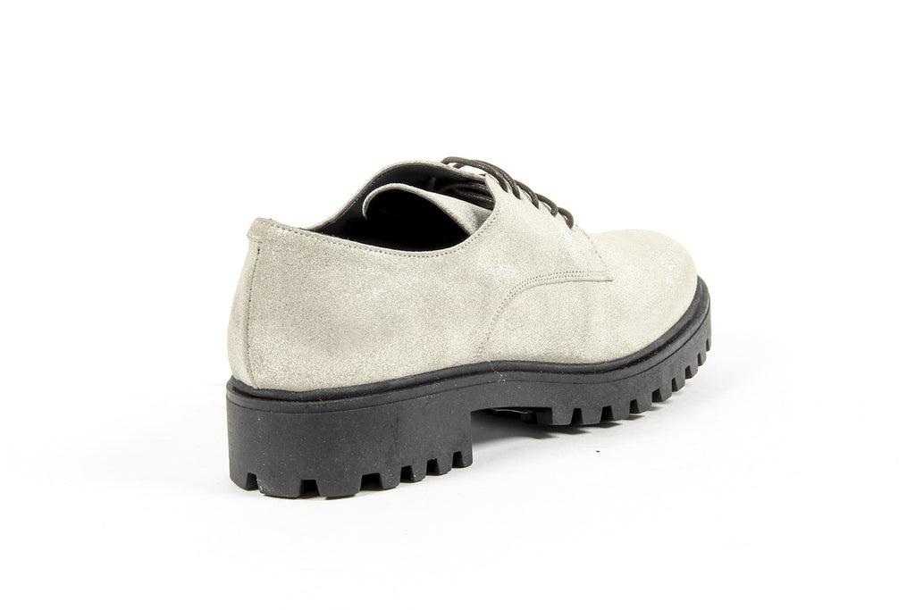 Scarpa stringata da donna V 1969 Italia C01 LAMINATO ARGENTO