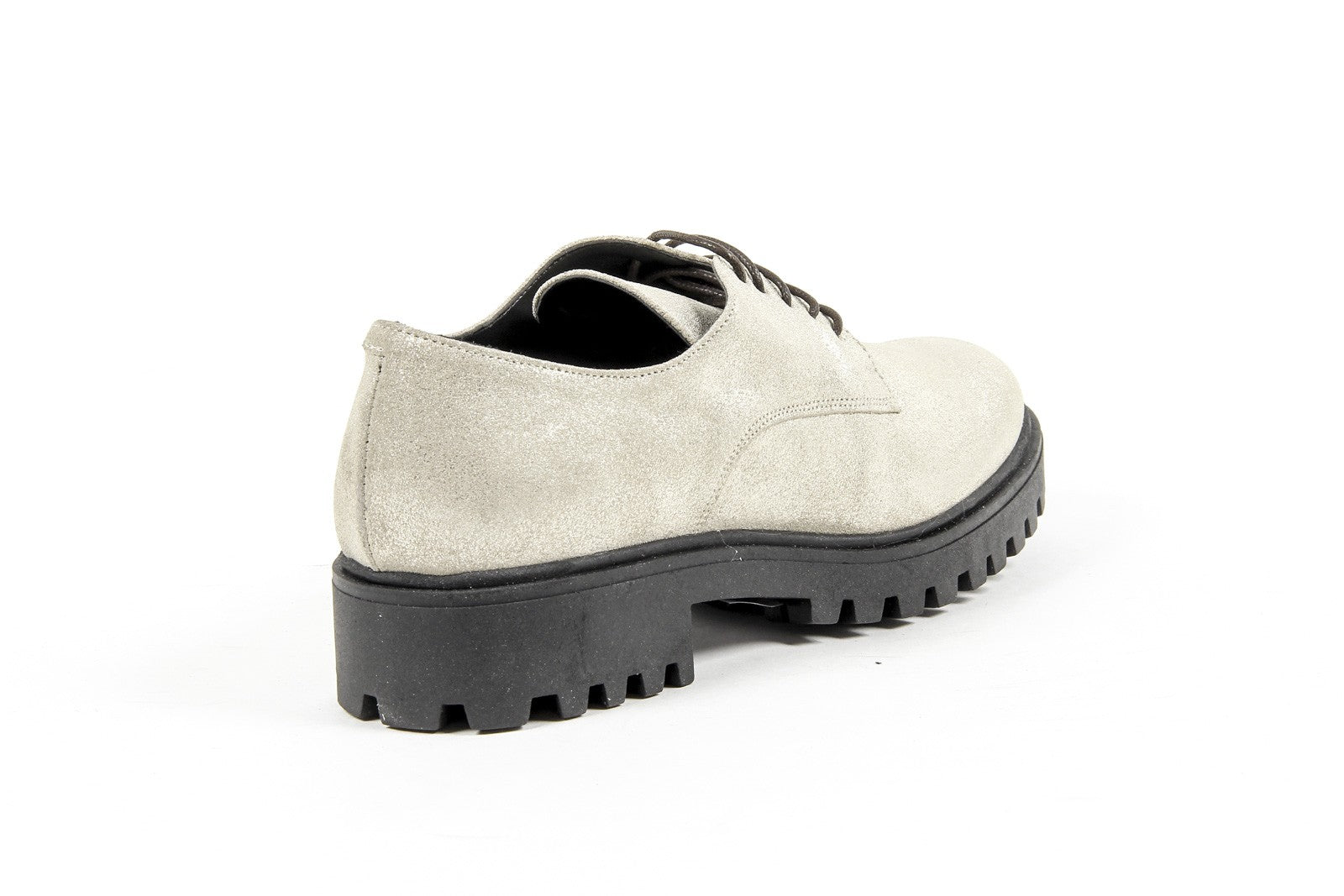 Scarpa stringata da donna V 1969 Italia C01 LAMINATO ARGENTO