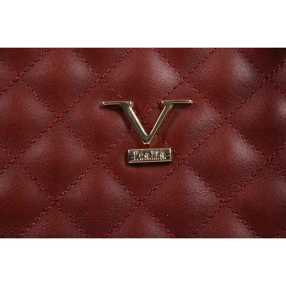 V 1969 Italia Borsa da donna VE03 CLARET RED