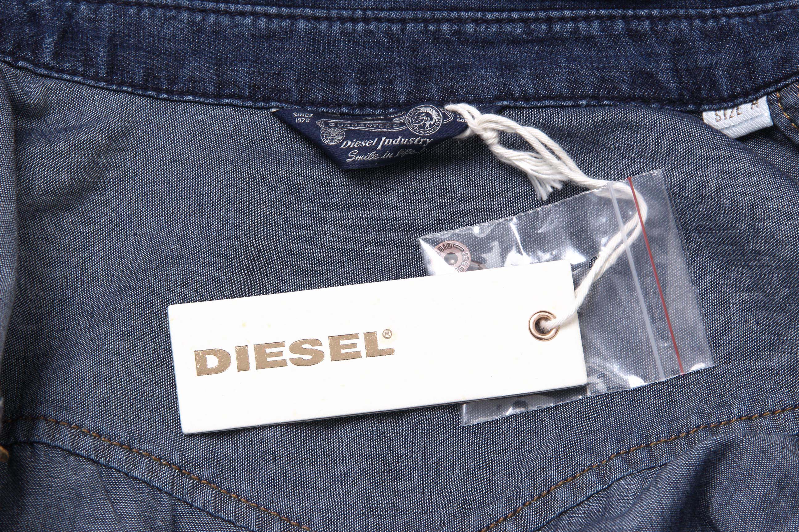 Camicia da uomo Diesel 00SD24 0GAEZ 01