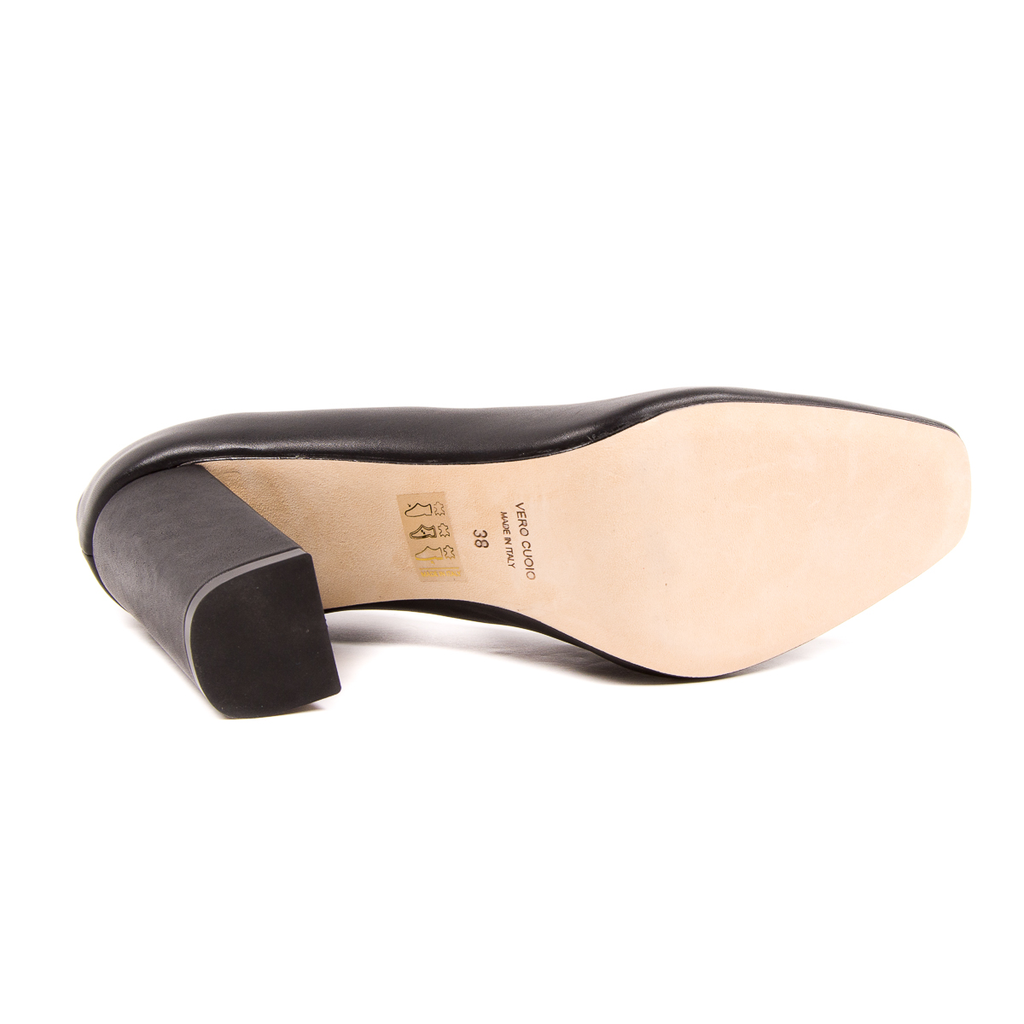 V 1969 Italia Scarpe da donna nere CAROLINE