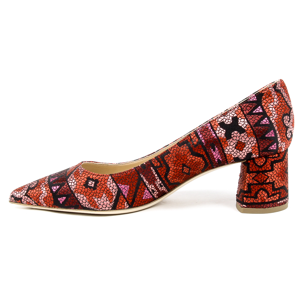 Andrew Charles Scarpe da donna con tacco multicolore in EVA