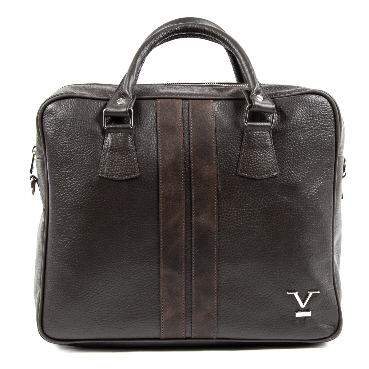 V 1969 Italia Borsa sportiva da uomo marrone VENTURA