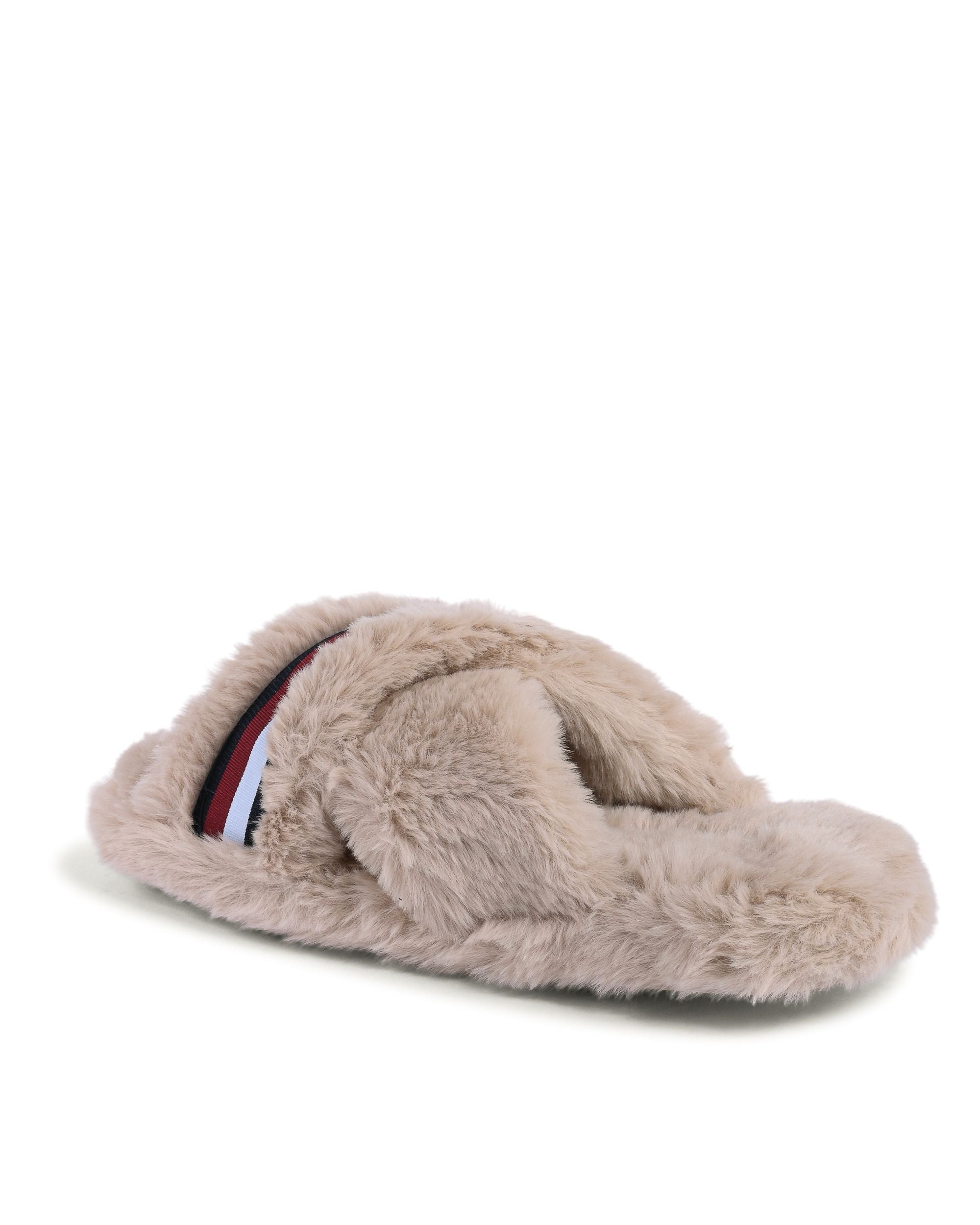 Tommy Hilfiger Pantofole da donna Beige FW0FW07551ABO