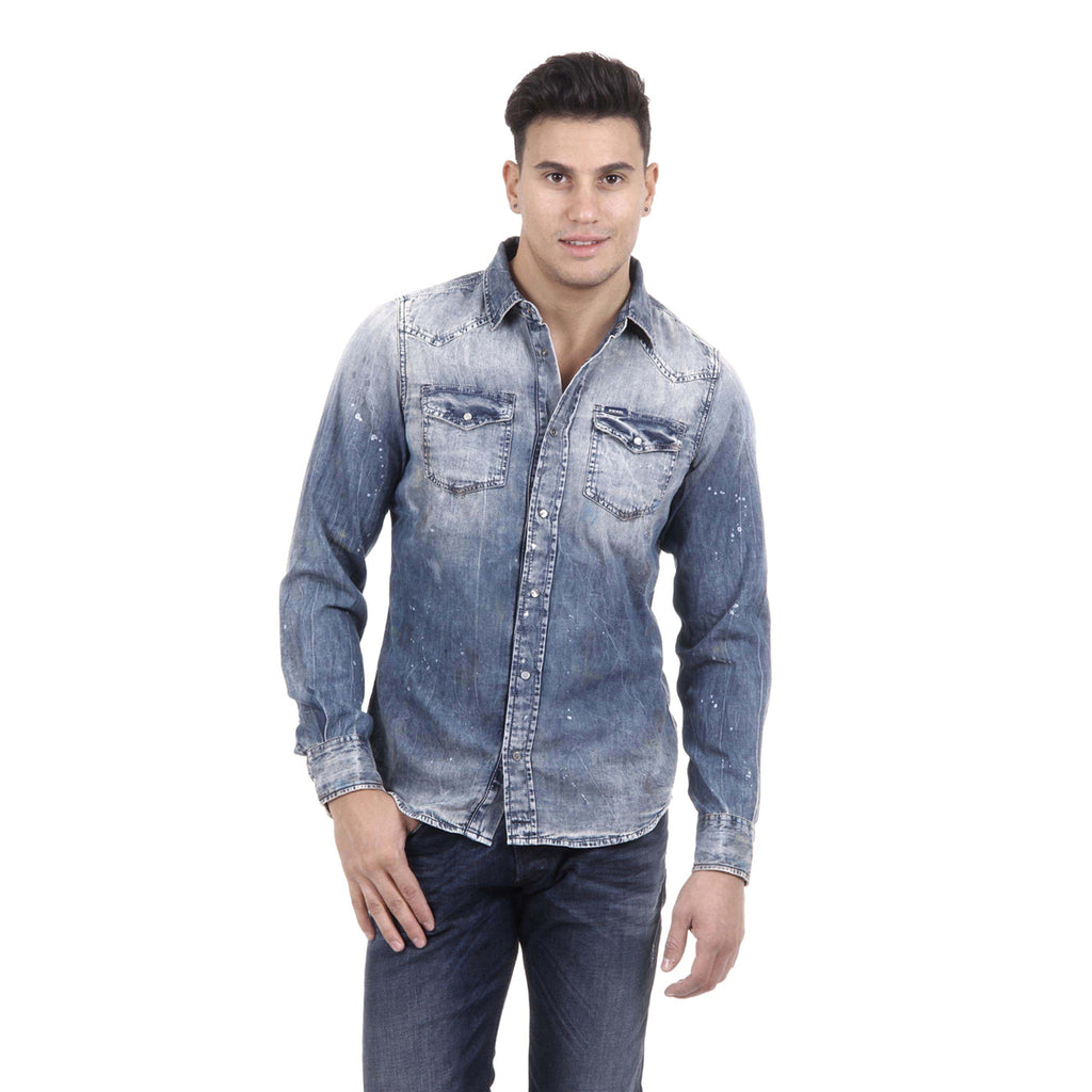 Camicia da uomo Diesel 00SD24 0664A 01