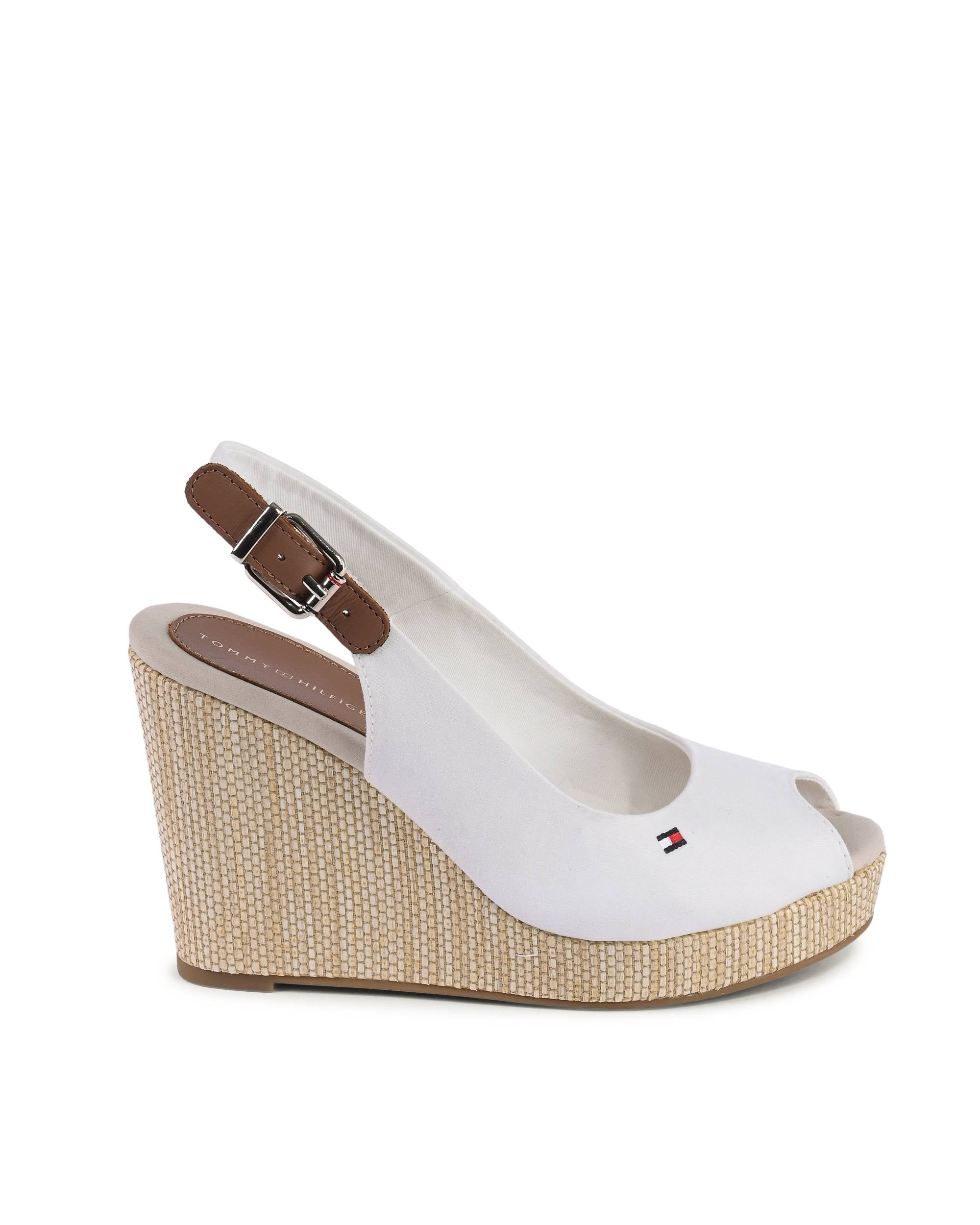 Sandalo da donna Tommy Hilfiger bianco FW0FW04789YBL