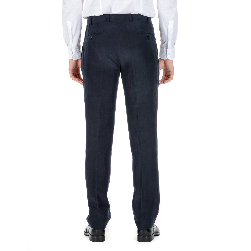 Pantaloni Armani Collezioni Uomo Blu Scuro