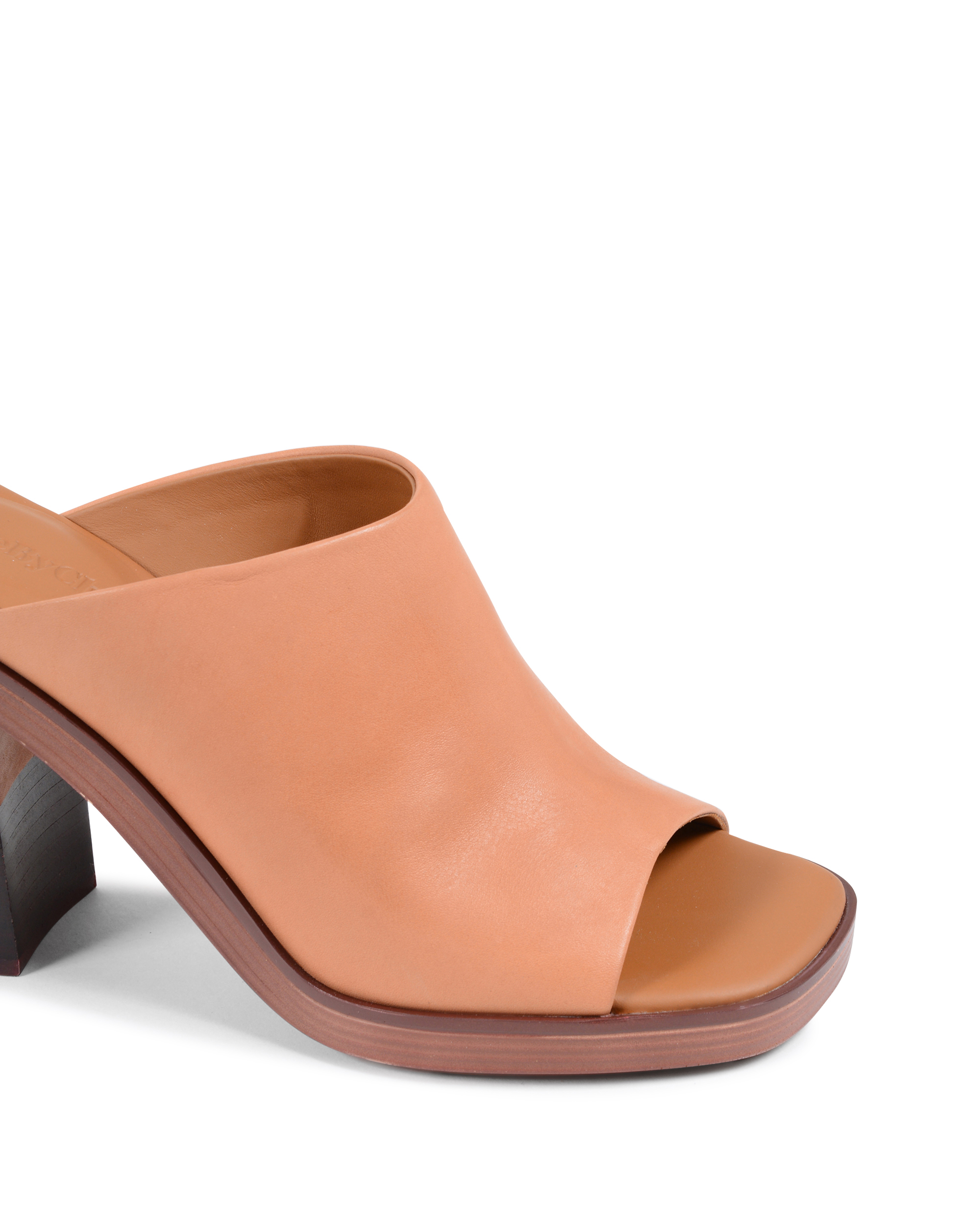 ChloÃ¨ Sandalo Mule da Donna Tan SB32041A SIERRA