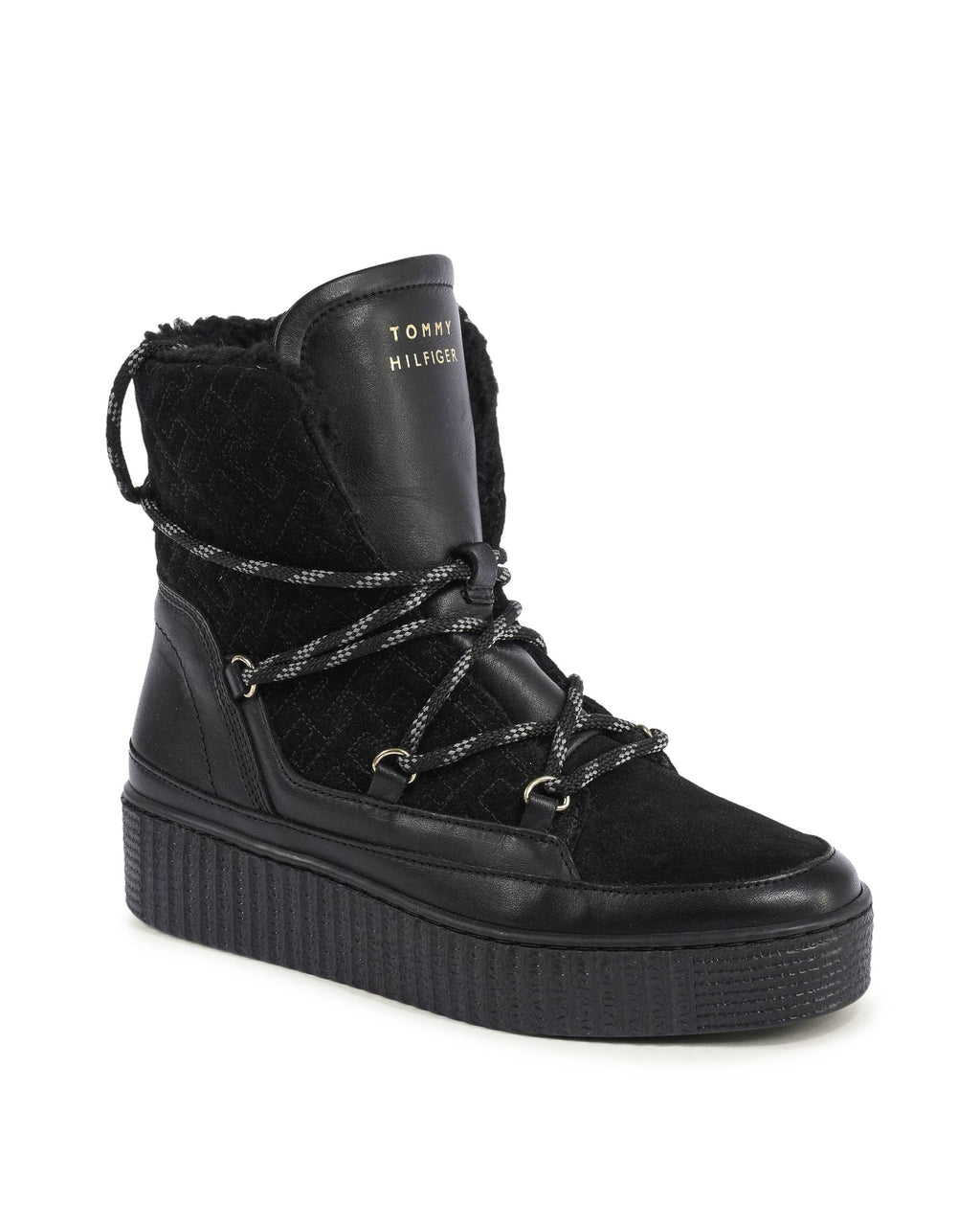 Tommy Hilfiger Stivali da donna NERO FW0FW06852BDS