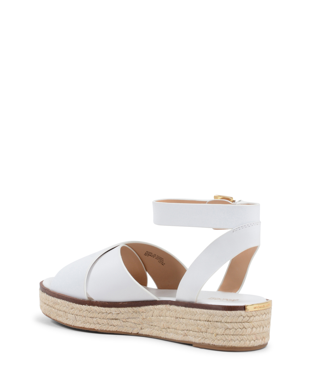 Michael Kors Sandalo con plateau da donna bianco ABBOTT