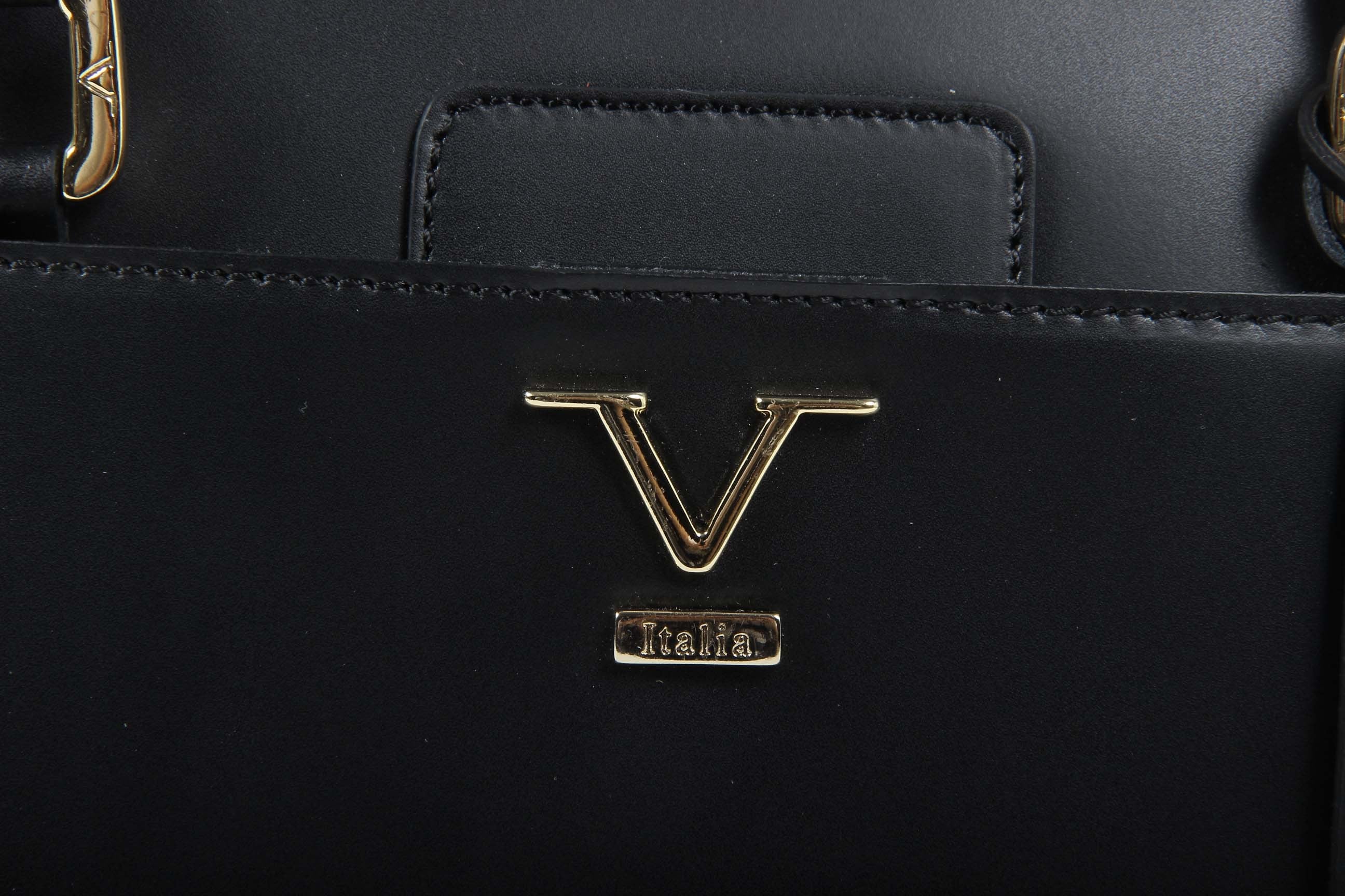 Borsa da donna V 1969 Italia C151-52 RUGA NERO
