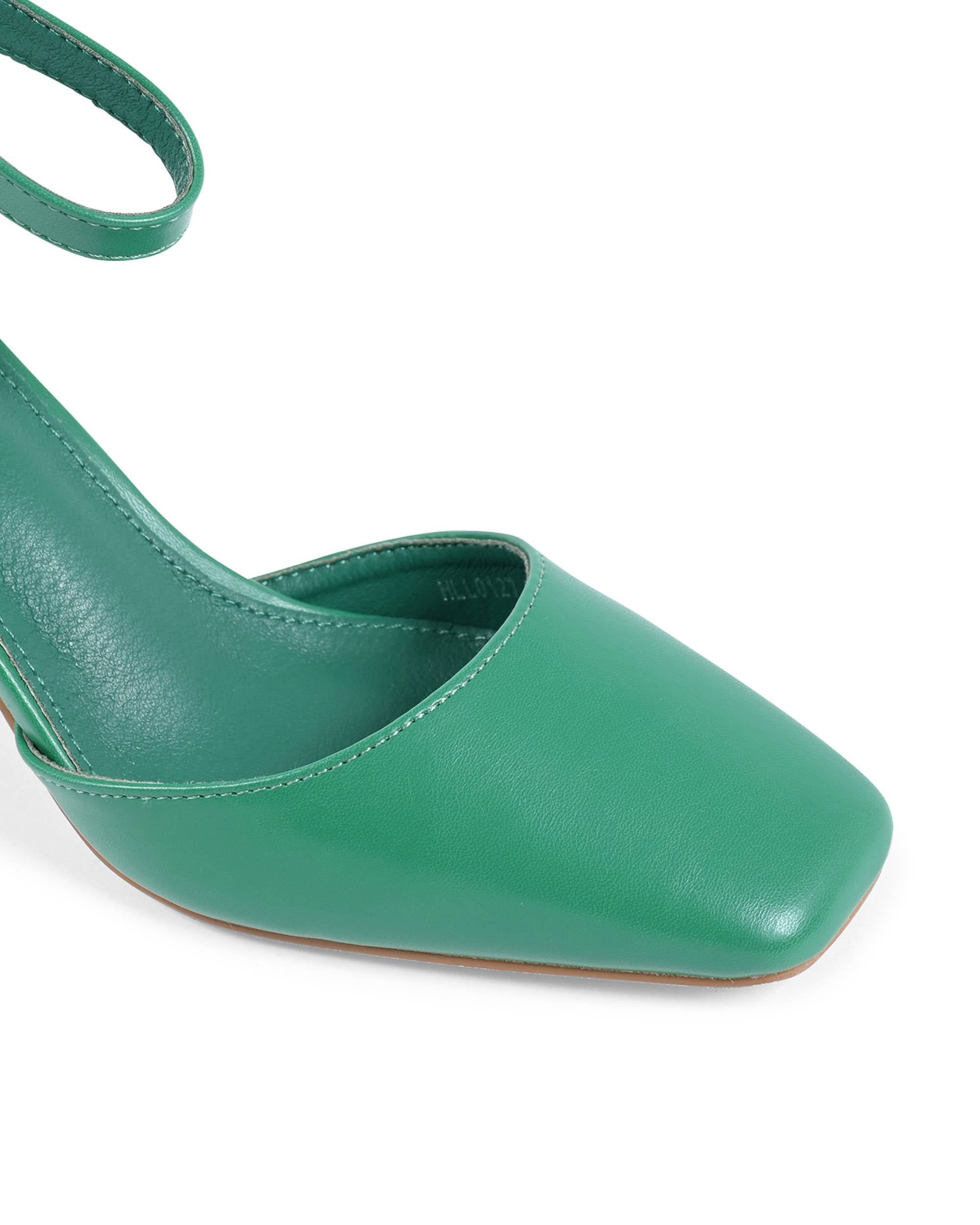 19V69 Italia Scarpe da donna con cinturino alla caviglia Verde HLL0127 VERDE