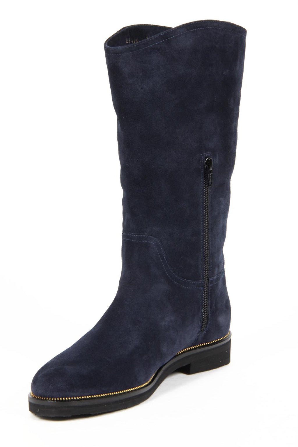 V 1969 Italia Stivali da donna B1490 VELOUR BLU