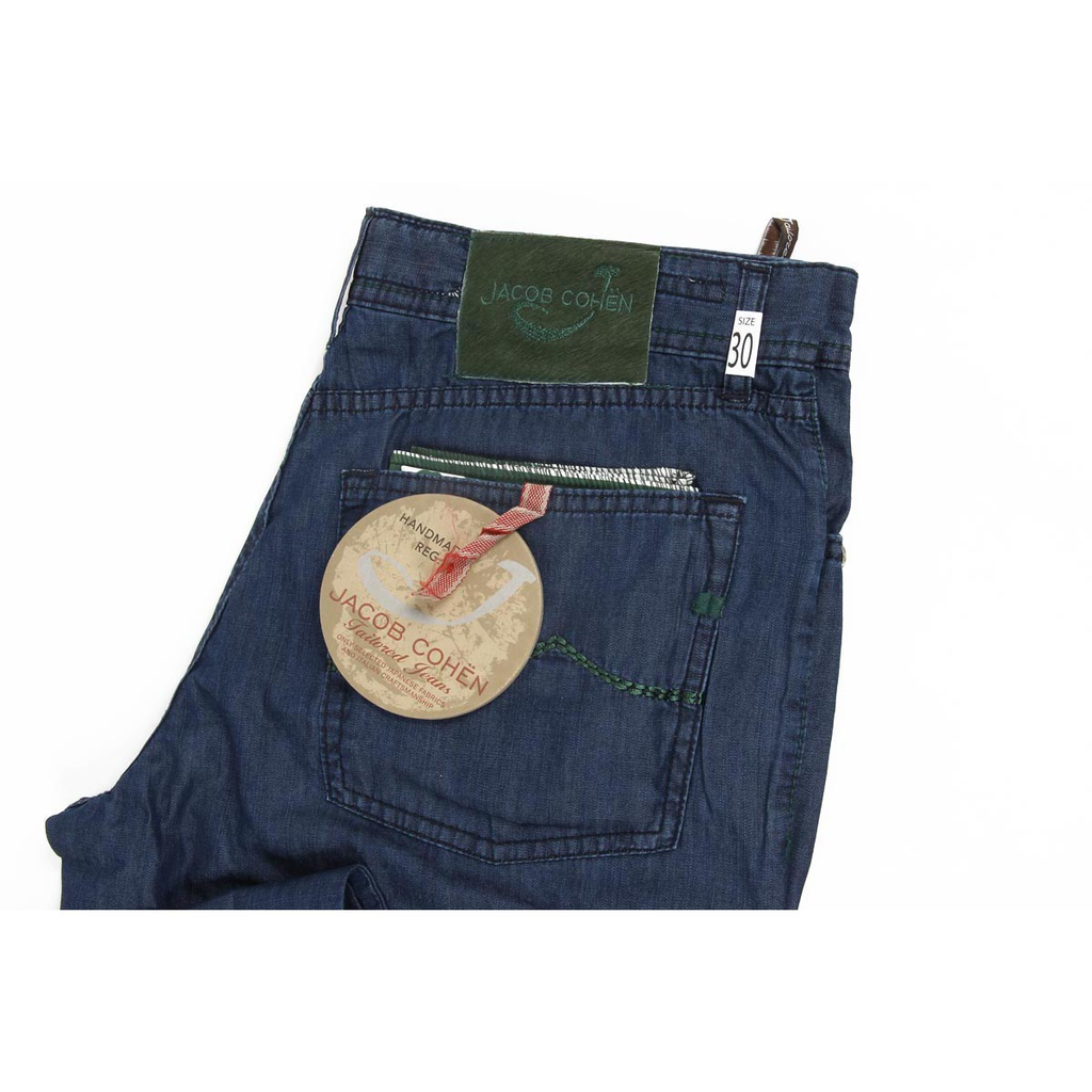 Pantaloni da uomo Jacob Cohen J688 POWER D BLU
