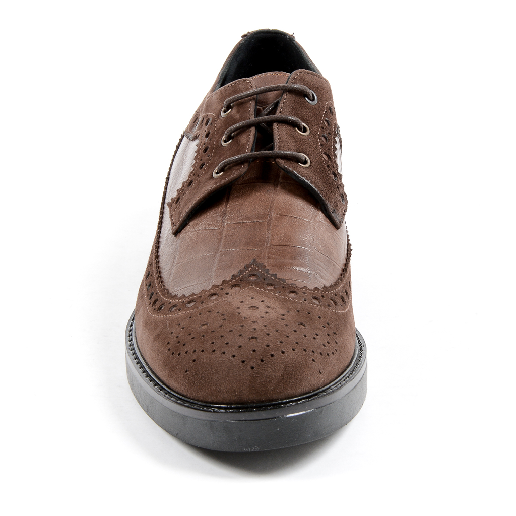 V 1969 Italia Scarpa Brogue da Donna Marrone TRENTO