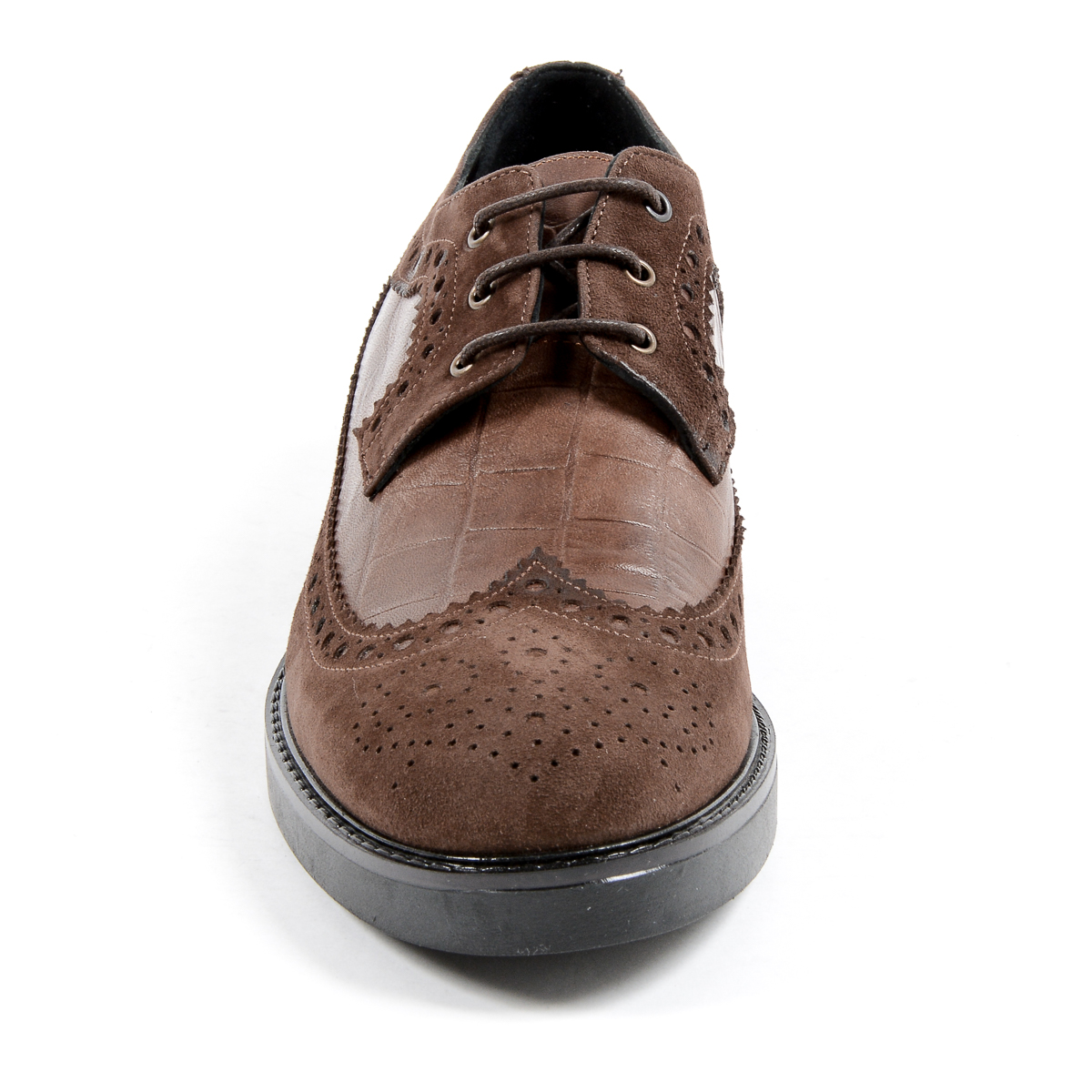 V 1969 Italia Scarpa Brogue da Donna Marrone TRENTO