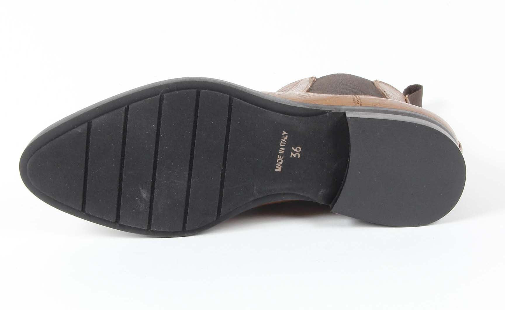 Stivaletto Donna V 1969 Italia B1578 COCCO CASHMERE CUOIO