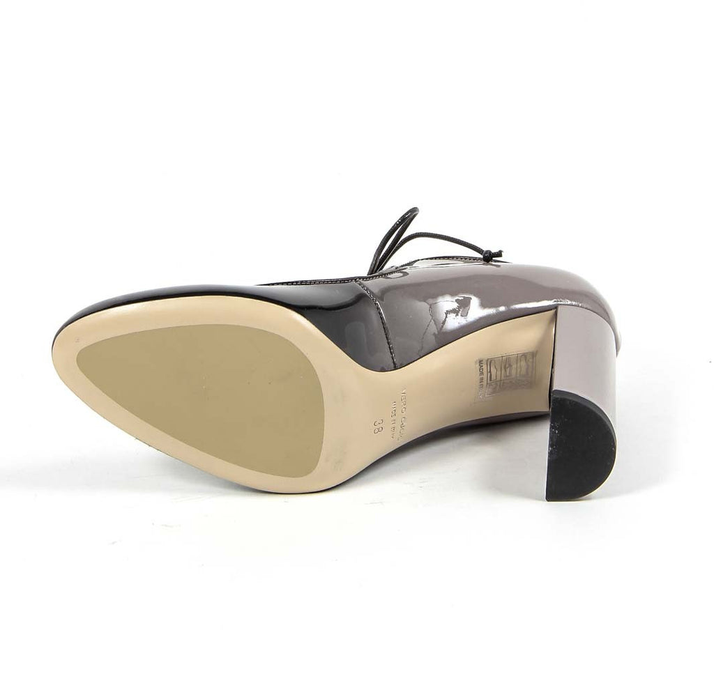 Décolleté con lacci da donna V 1969 Italia 3112338 VERN. SFUMATO NERO-GRIGIO