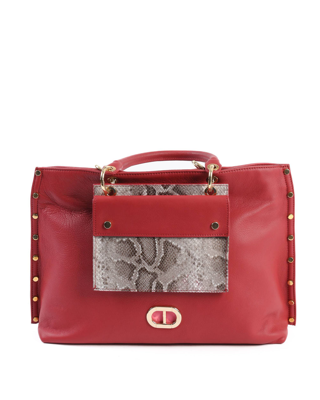 Borsa Donna Dee Ocleppo GM2000 MIAMI PITONE ROSSO ROCCIA