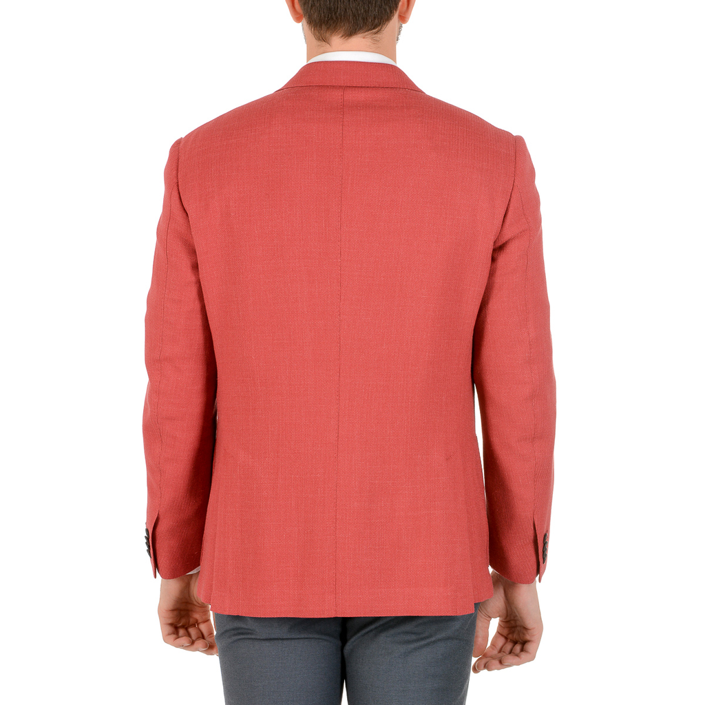 Corneliani Giacca Uomo Maniche Lunghe Corallo