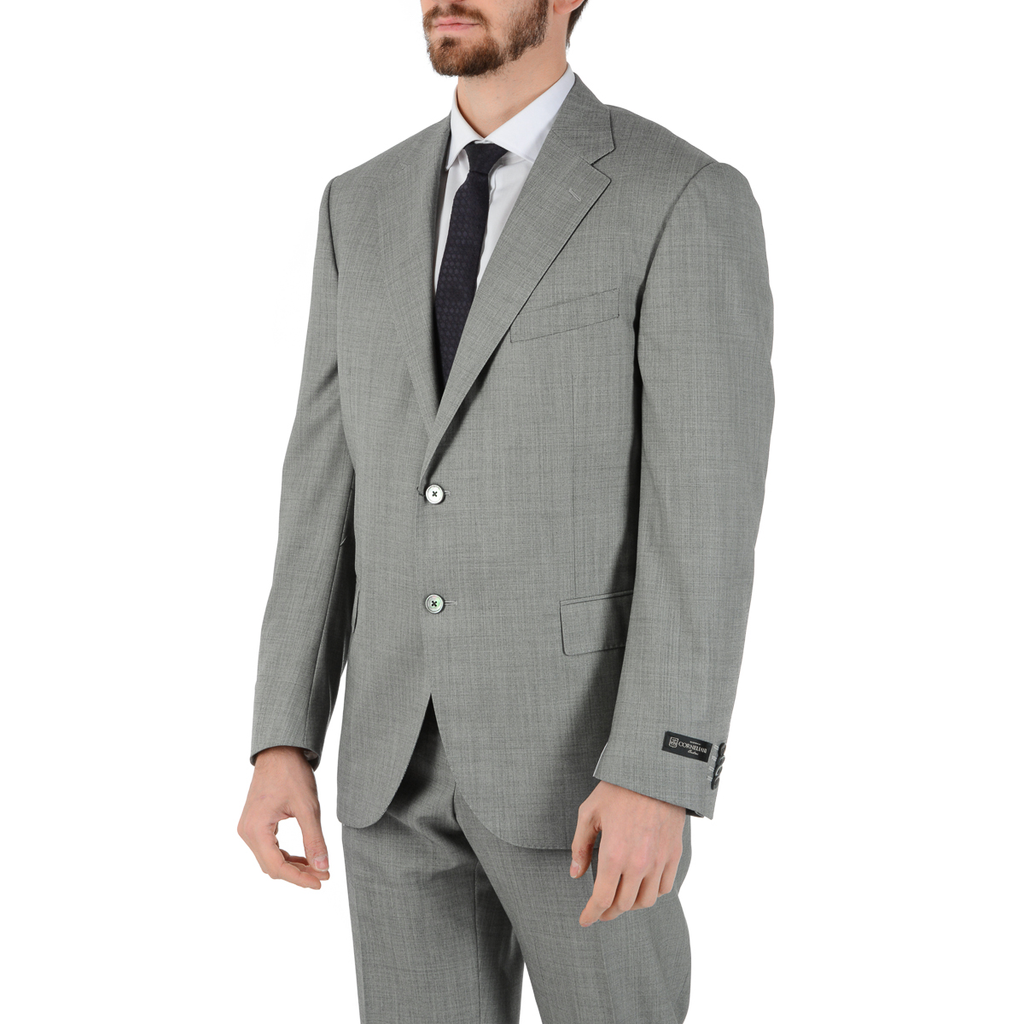 Abito uomo Corneliani maniche lunghe grigio Super 160's