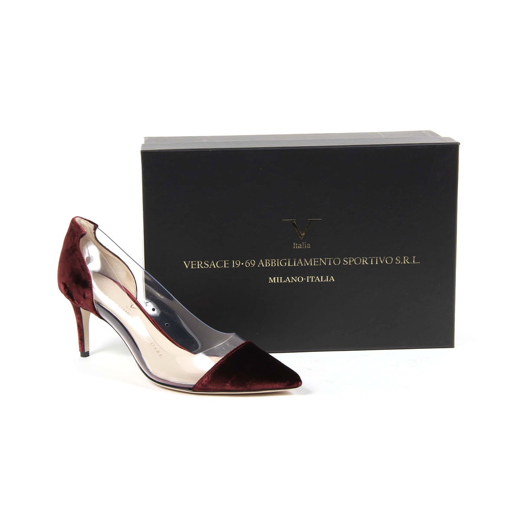 V 1969 Italia Womens Pump 3105124 VELLUTO 391 BORDEAUX
