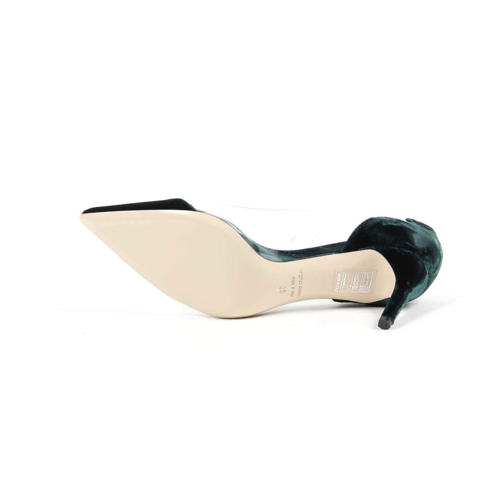 Décolleté da donna V 1969 Italia 3105124 VELLUTO 301 VERDE