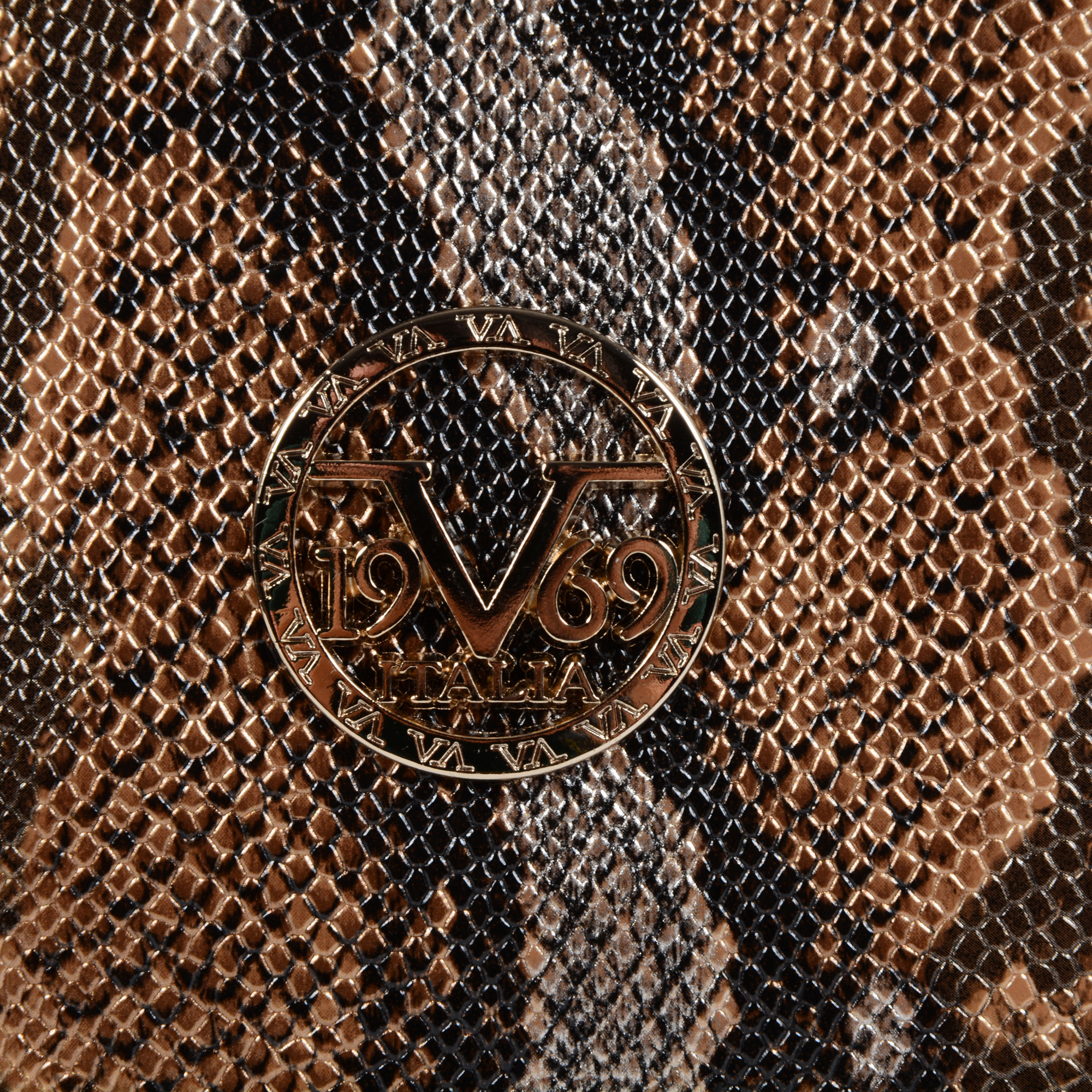 19V69 Italia Borsa da donna Bronzo 8005 PYTHON BRONZE