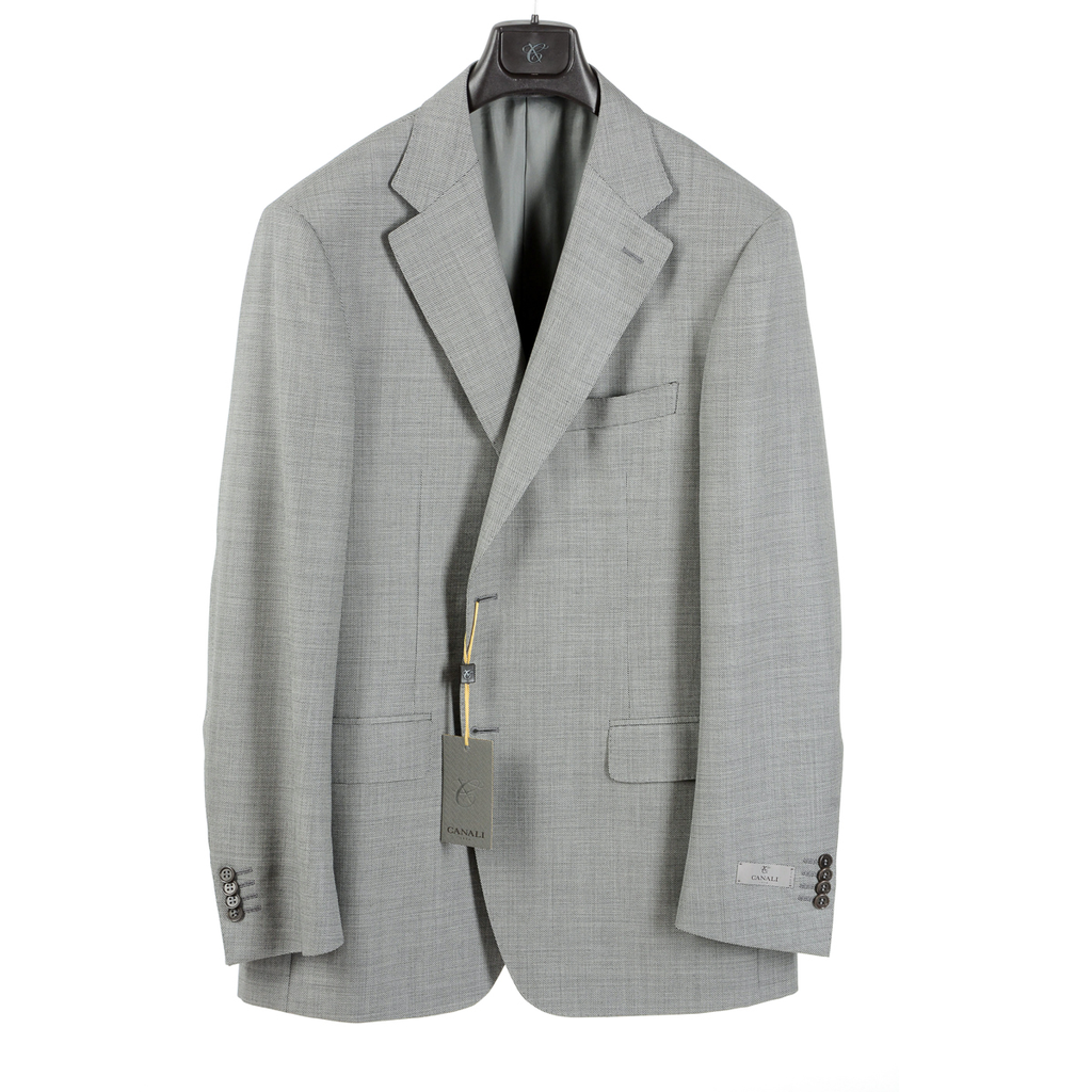 Canali Abito Uomo Maniche Lunghe Grigio