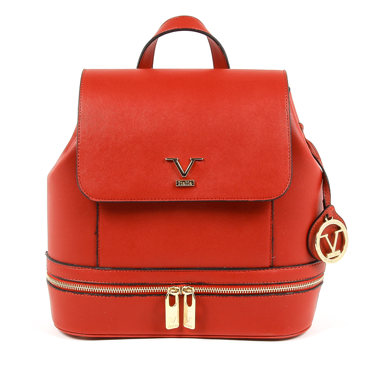 V 1969 Italia Zaino da donna rosso STEFY