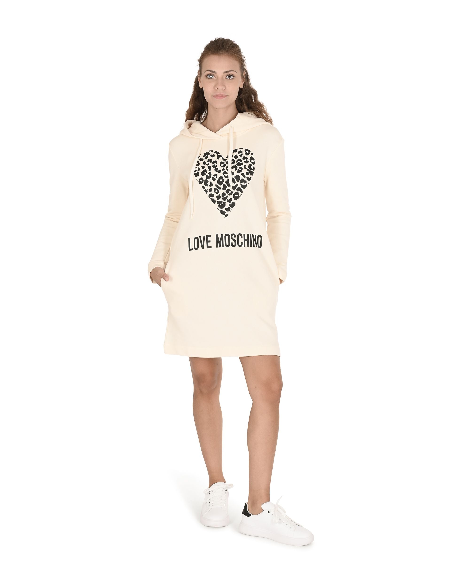 Love Moschino Abito da donna W 5 B19 05 M 4055 A34 BIANCO CREMA