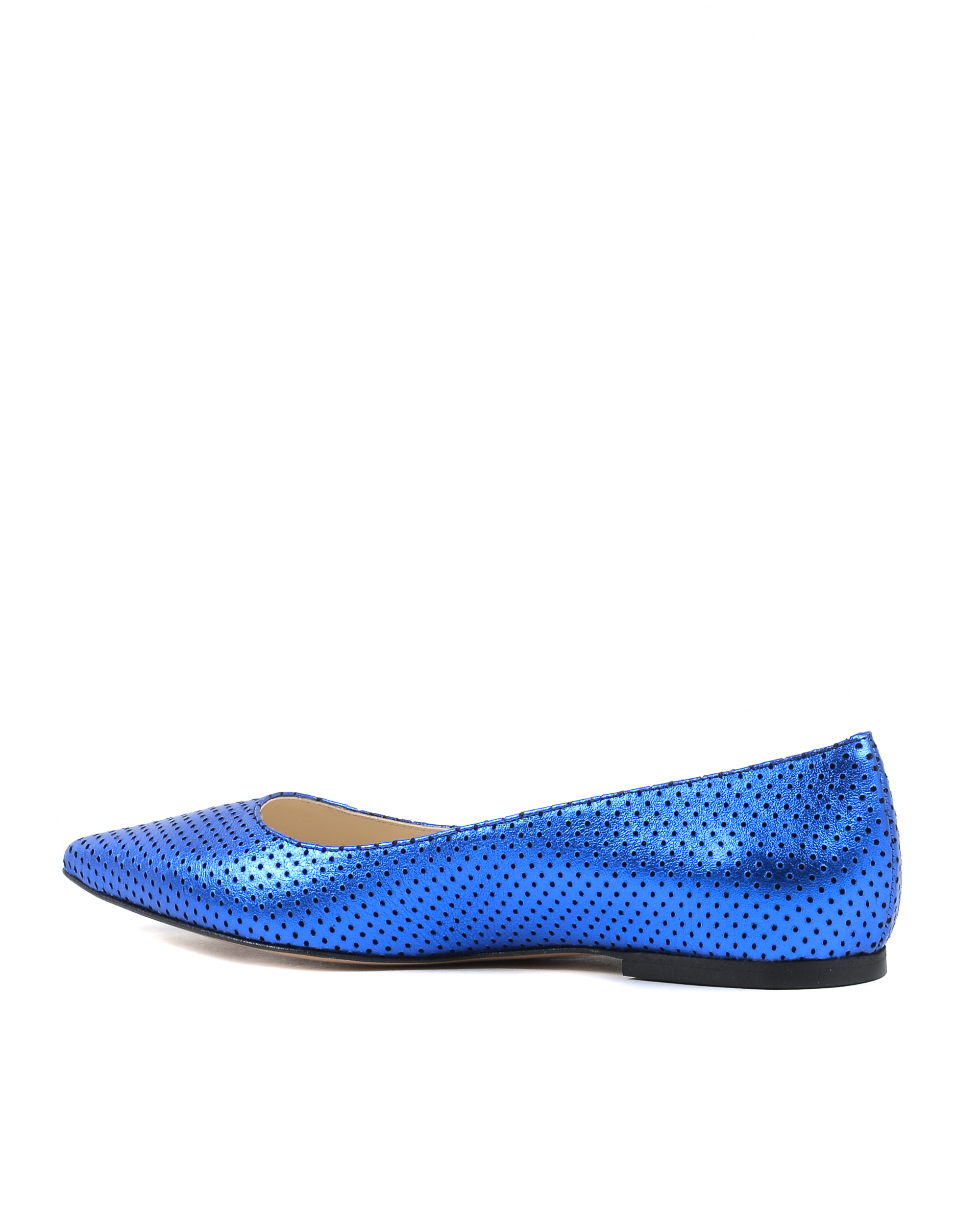 19V69 Italia Ballerina Donna Lamè Blu 4747 TRAF LAM BLU ELETTRICO