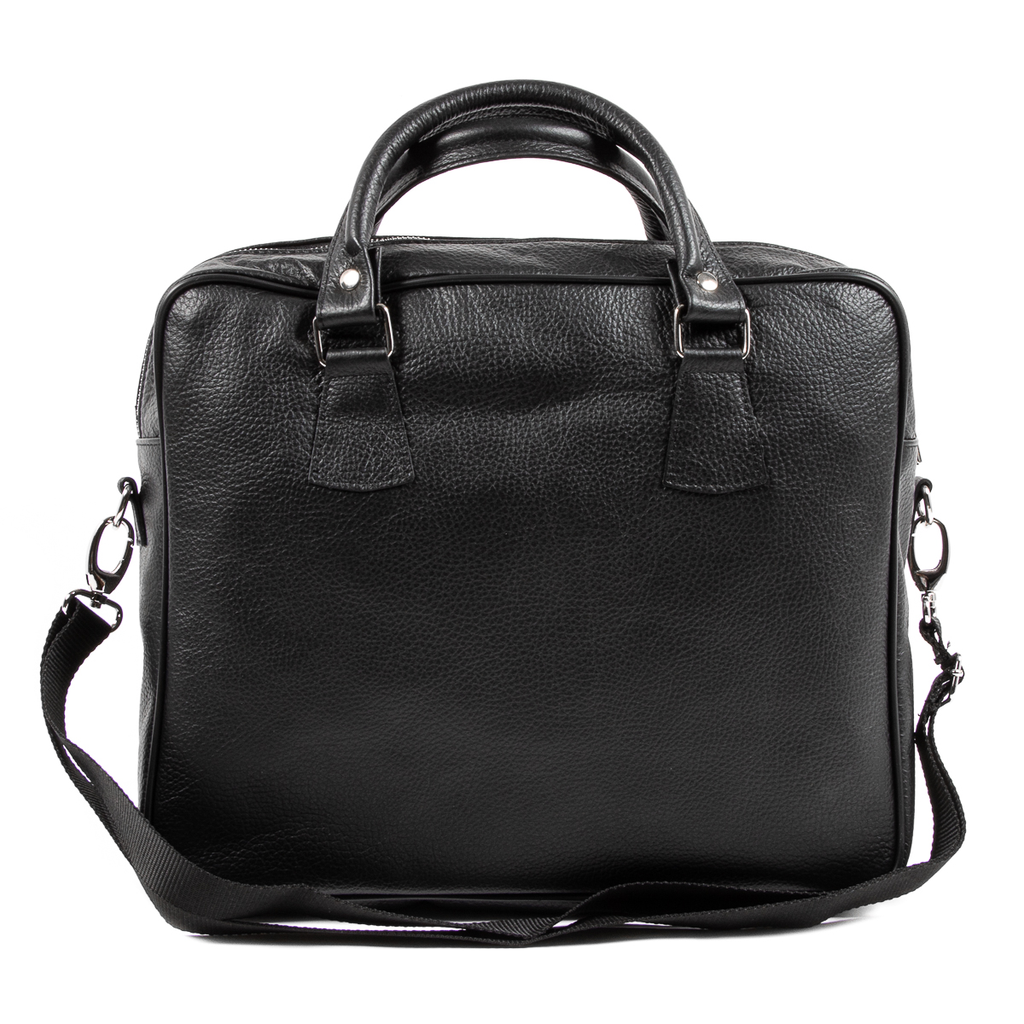 V 1969 Italia Borsa sportiva da uomo nera VENTURA