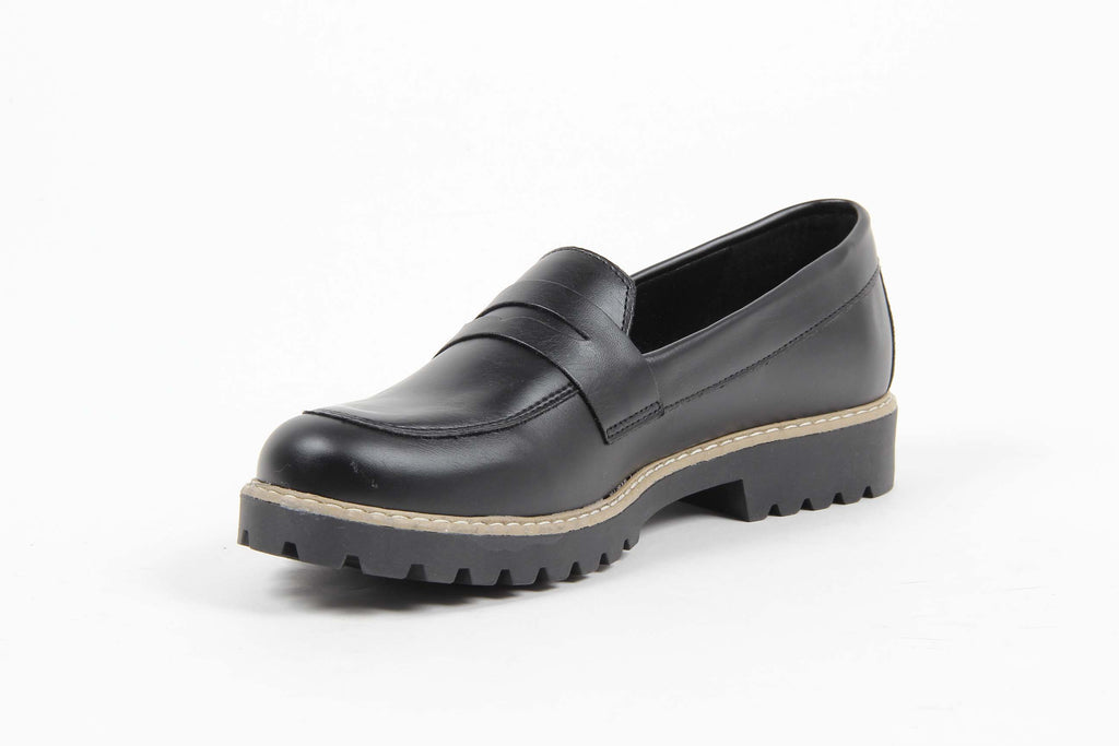 V 1969 Italia Womens Loafer MARGIE 3 PRINC. NERO