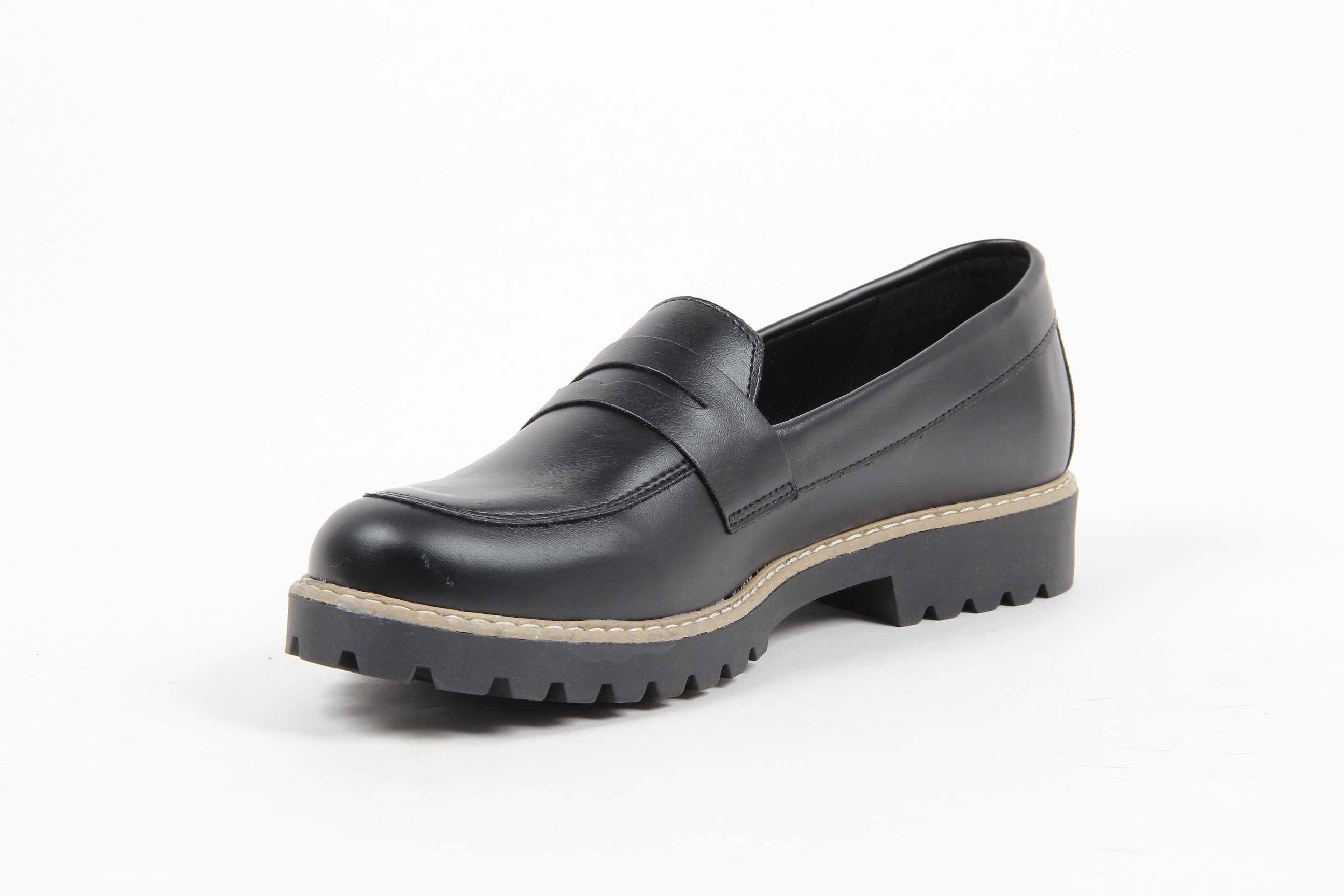 V 1969 Italia Womens Loafer MARGIE 3 PRINC. NERO